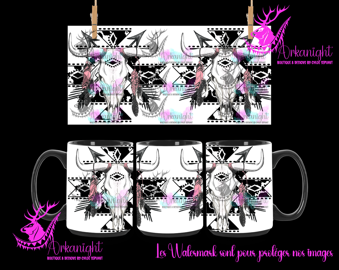 Tasse en céramique sur commande - Rosa Bramabull