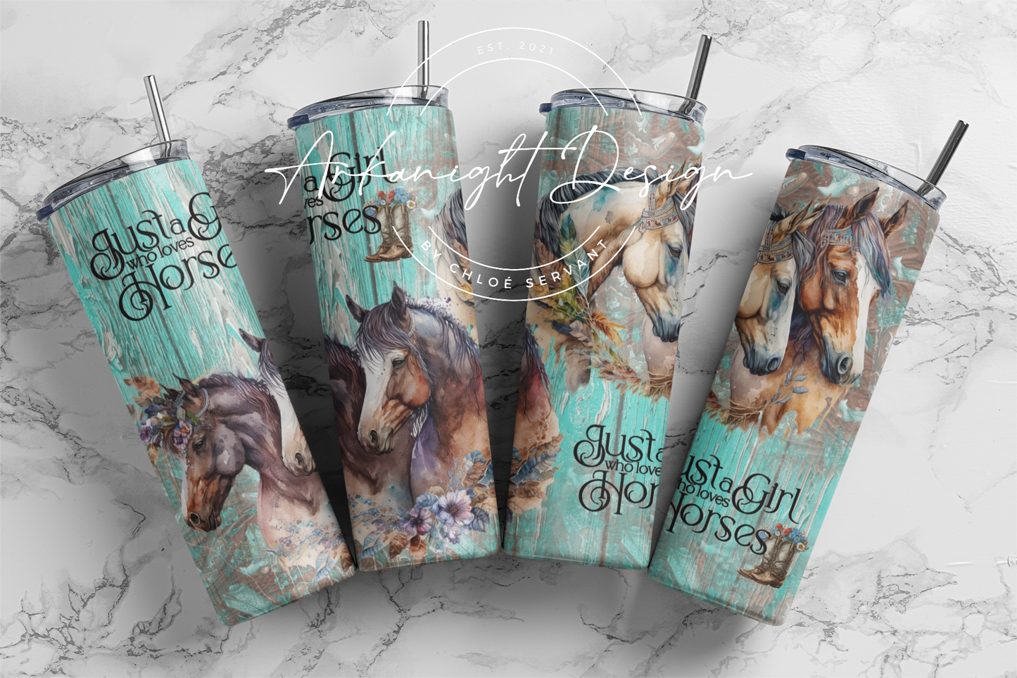 Gourde - Just a Girl who loves horses