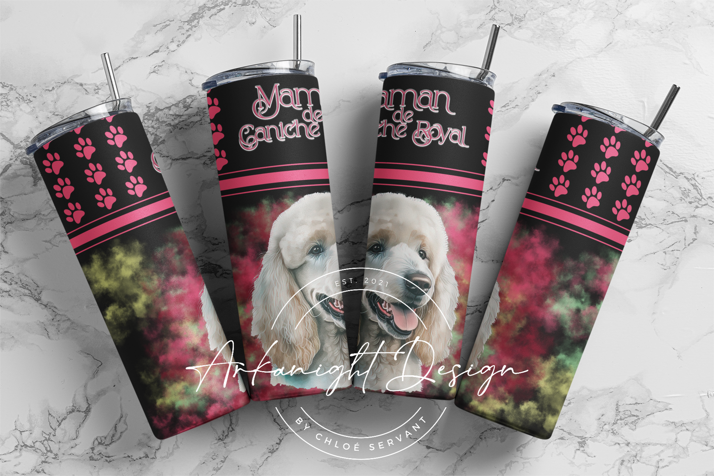 Gourde - Maman de Caniche Royal