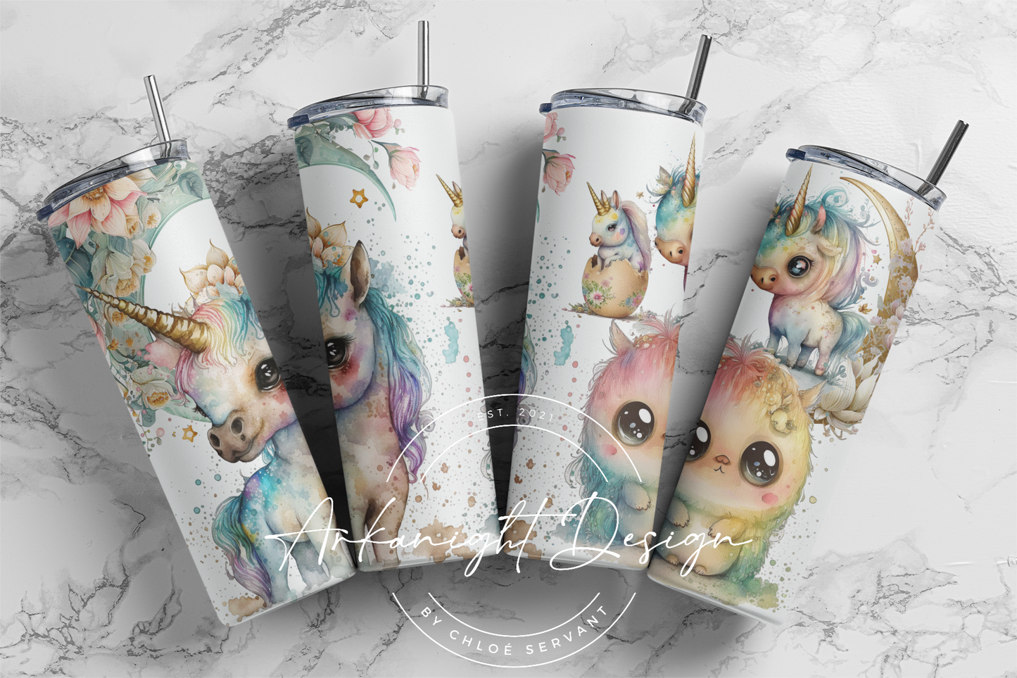 Gourde - Pastel Unicorn