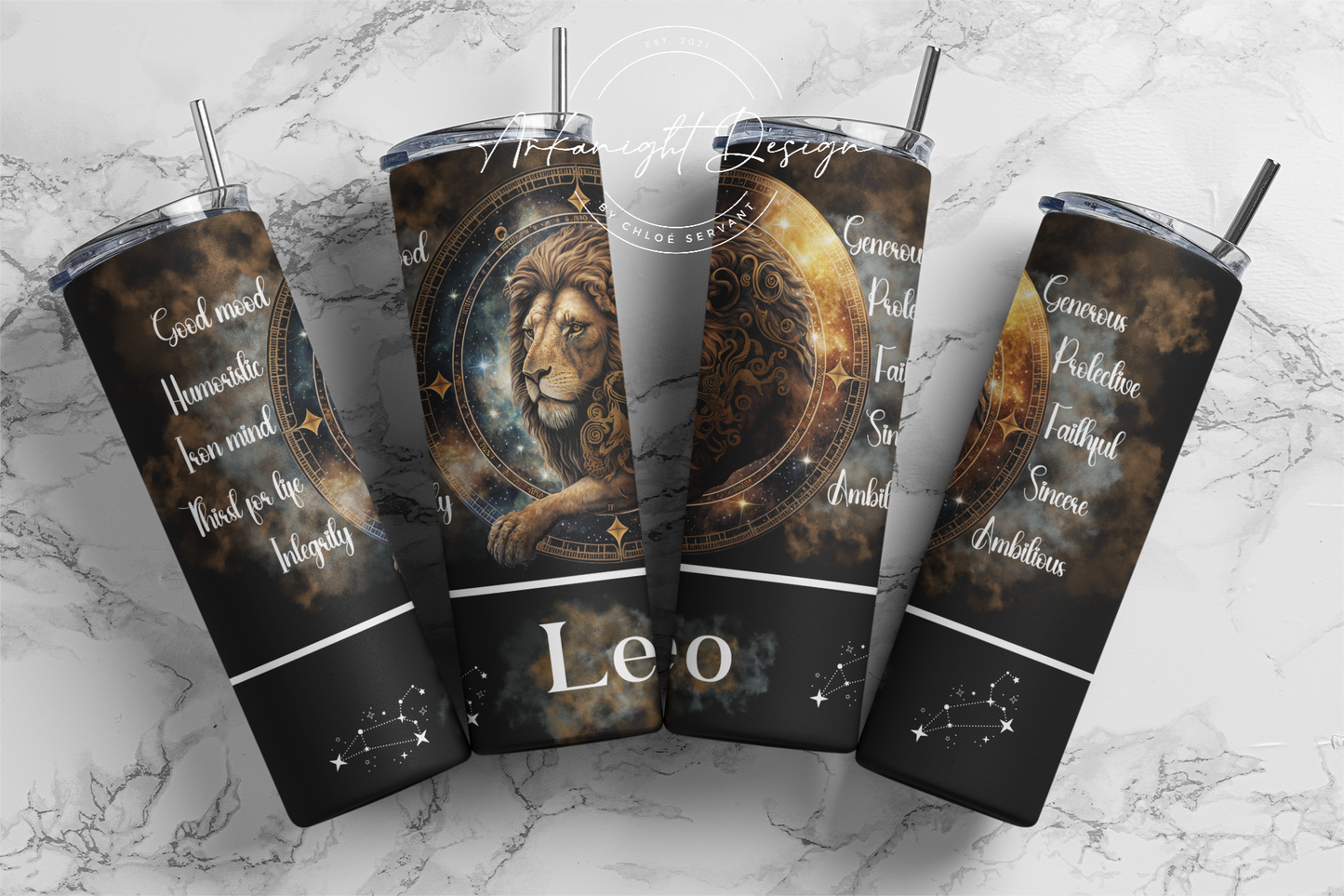 Gourde - Leo - English - Black