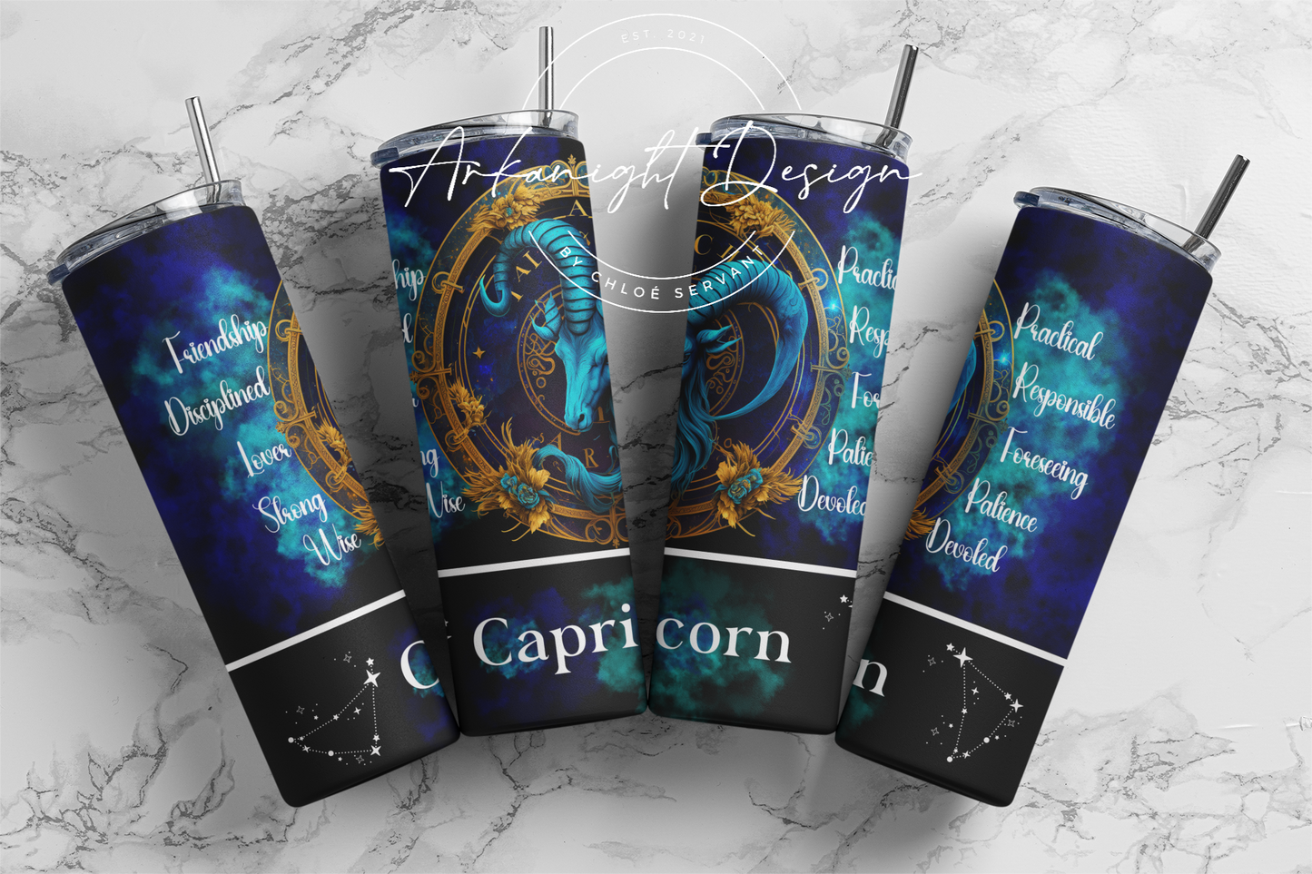 Gourde - Capricorn - English - Black