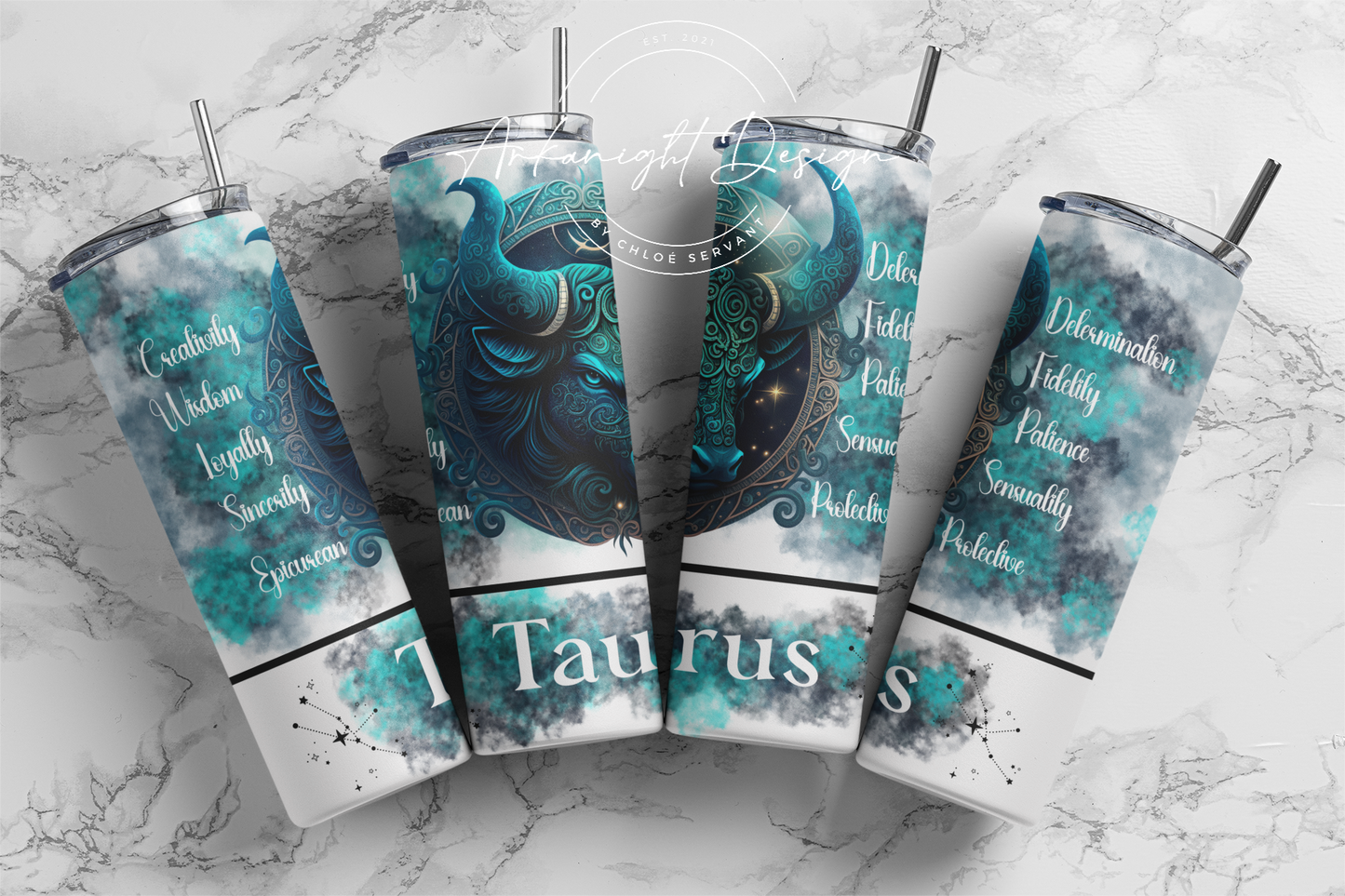Gourde - Taurus - English - White