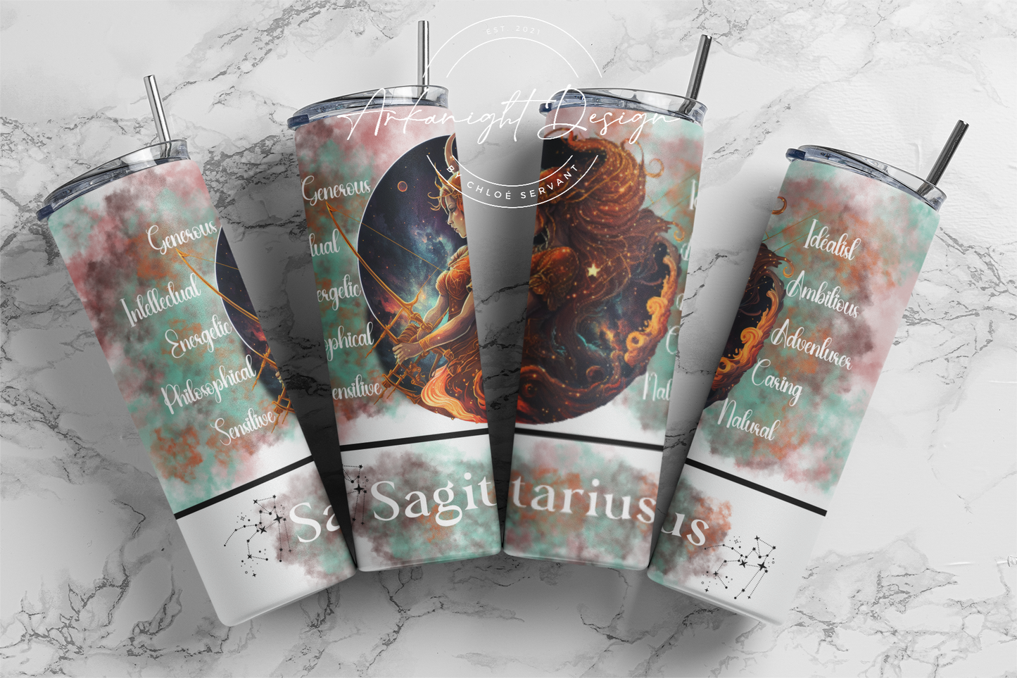 Gourde - Sagitarius - English - White