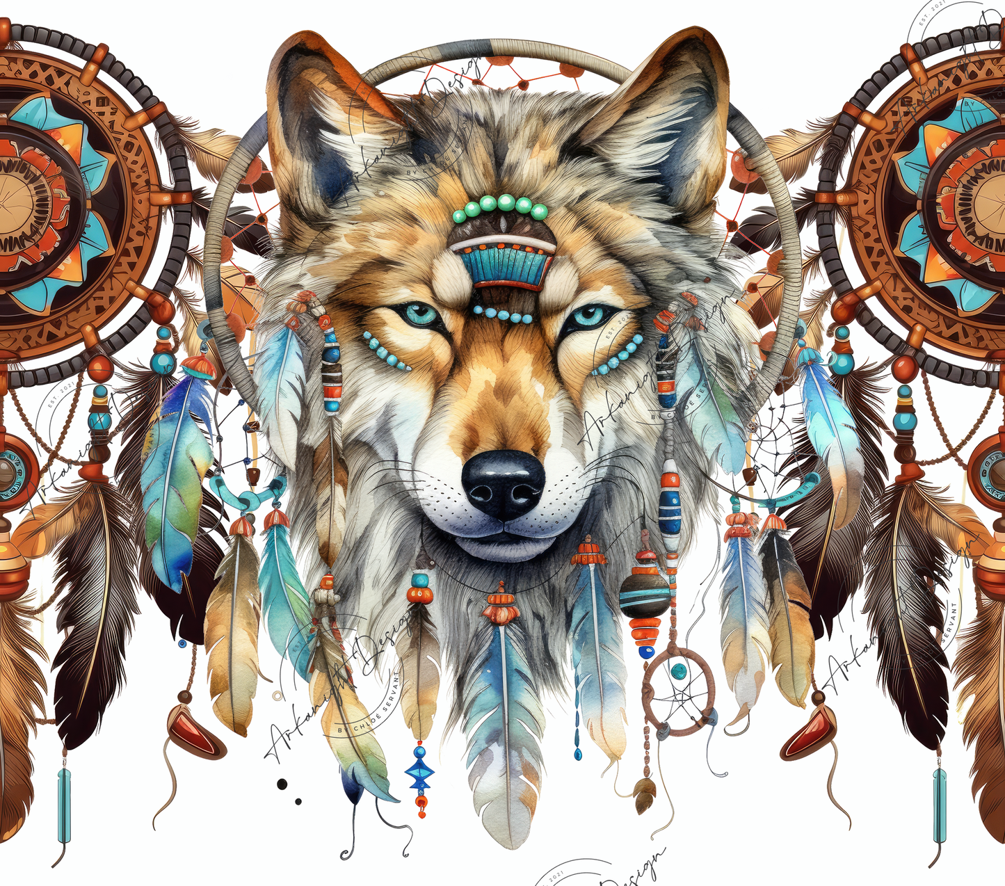 Dreamcatcher wolf