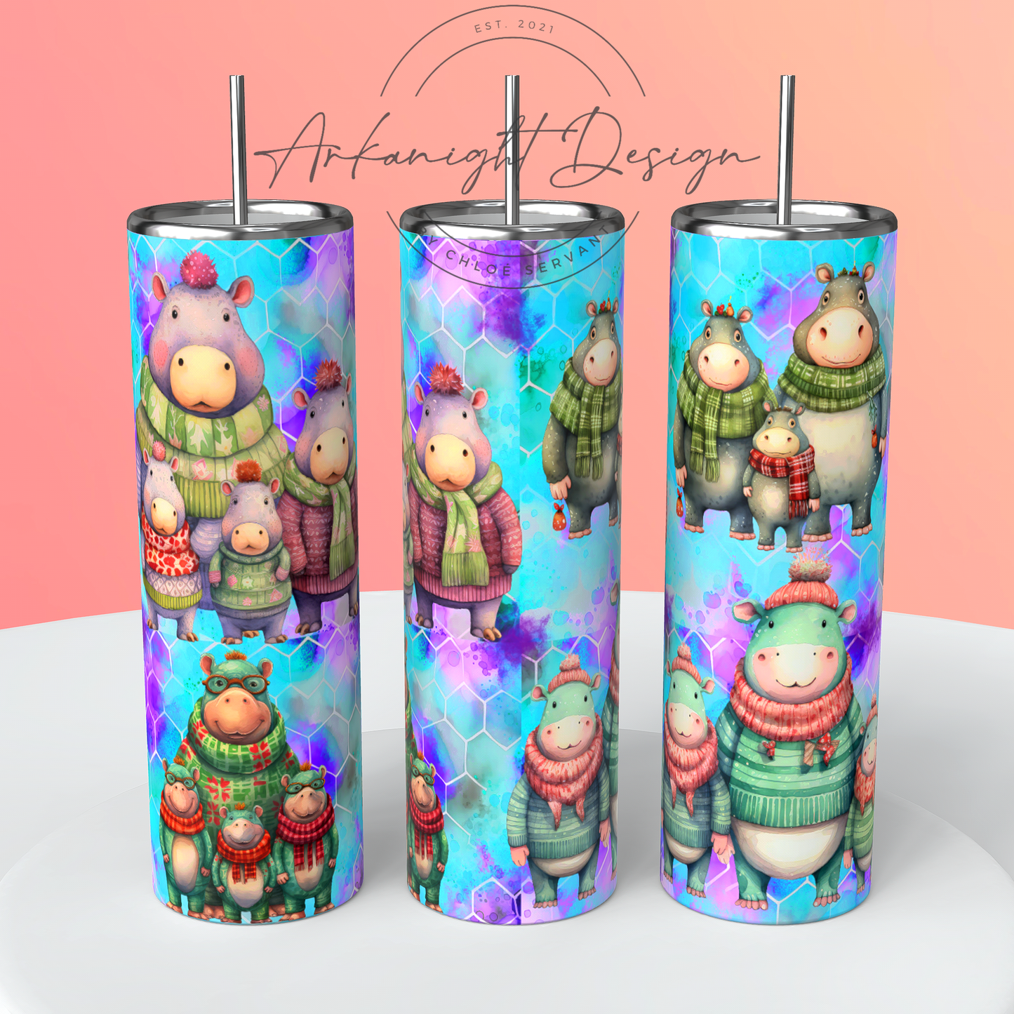 B-Gourde - Winter Hippo