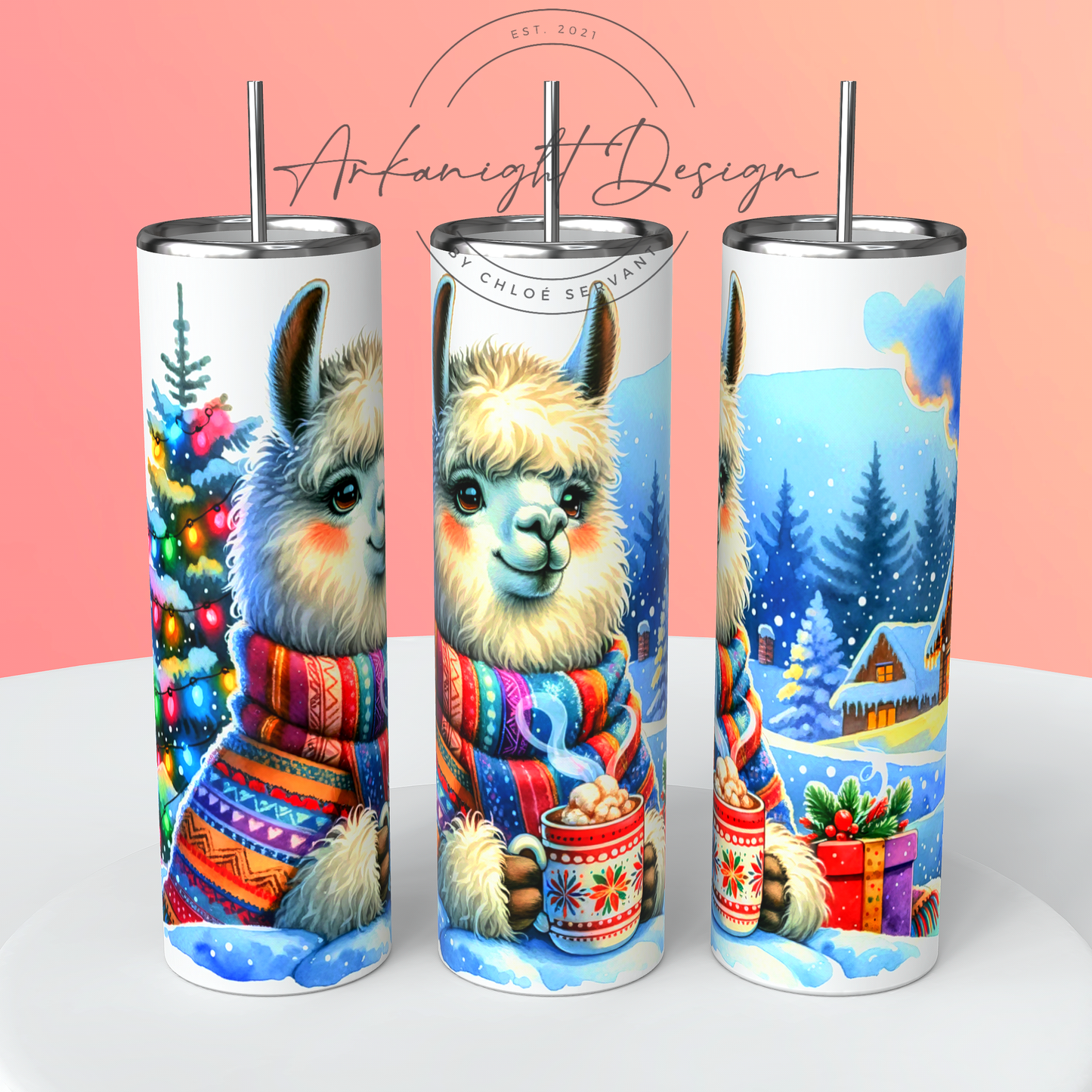 Gourdes - Christmas Lhama