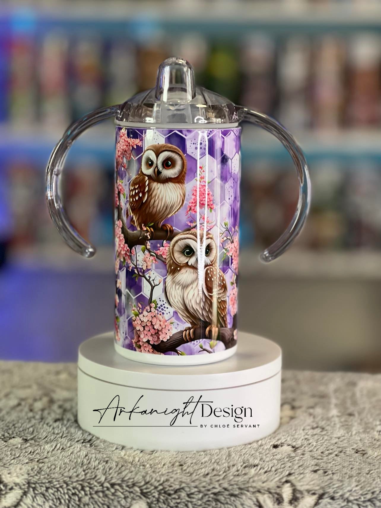 Gourde - Biberon Évolutif - Cute Owls