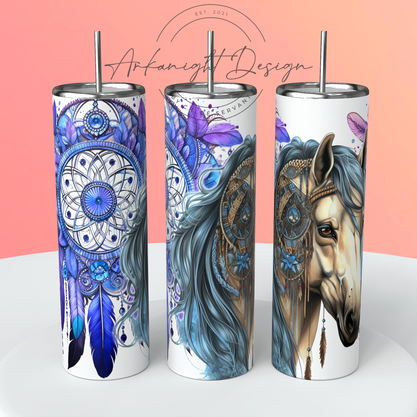 Gourdes - Horse Boho Dreamcatcher