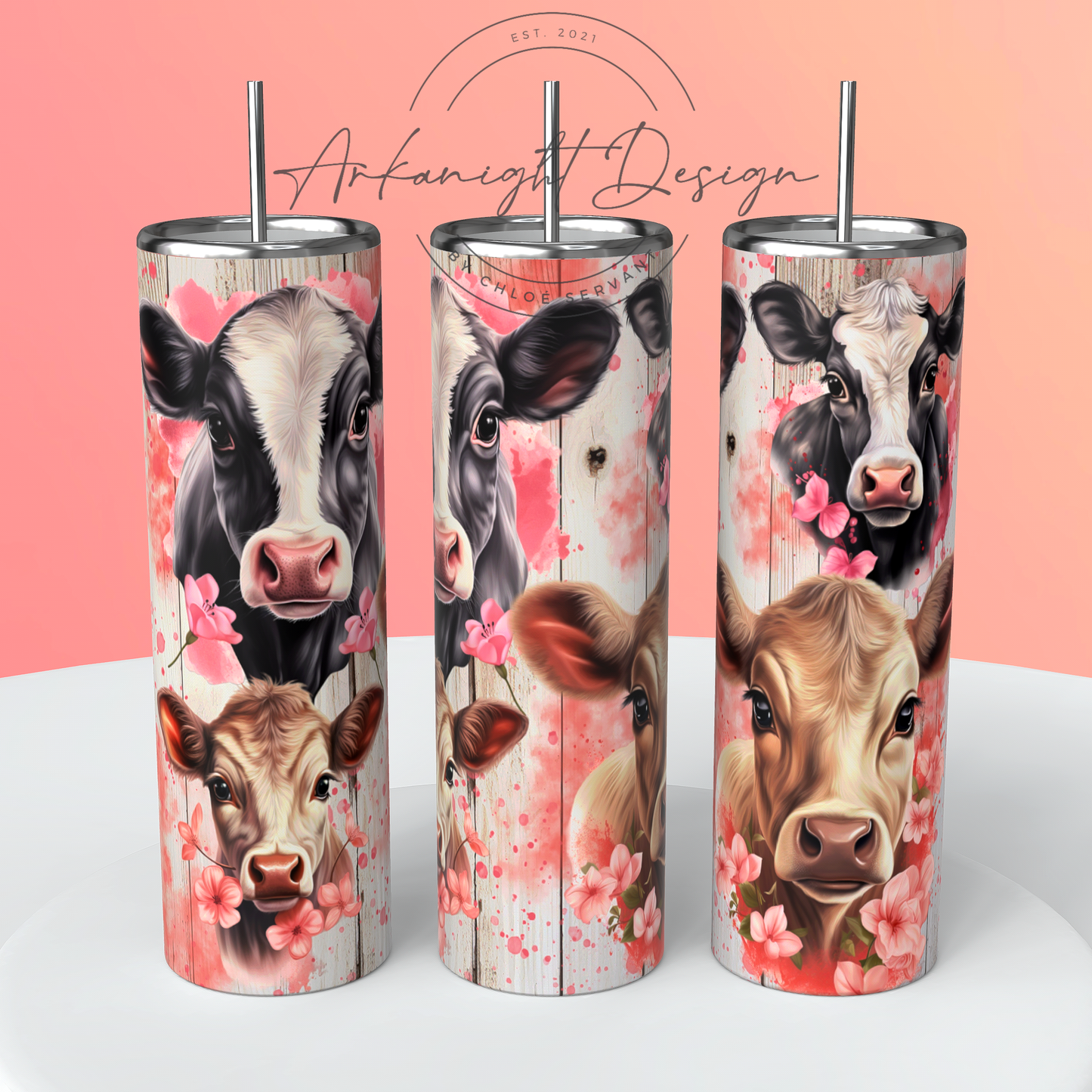 Gourdes - Pink cow's