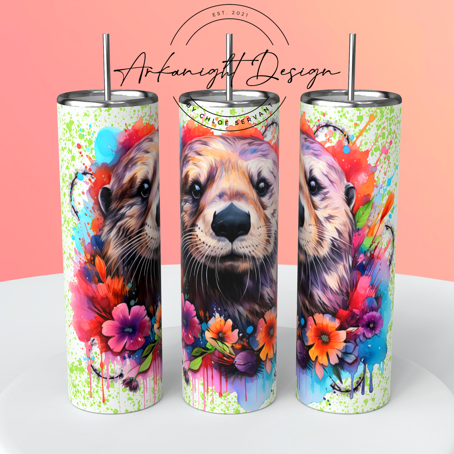 Gourde - Watercolor Boho Otter