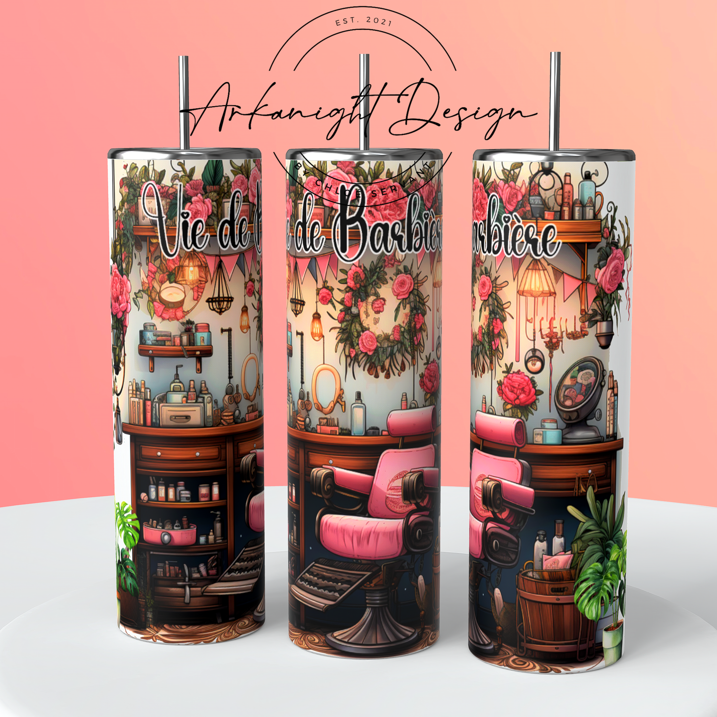 0045 -Gourde - Vie de Barbière