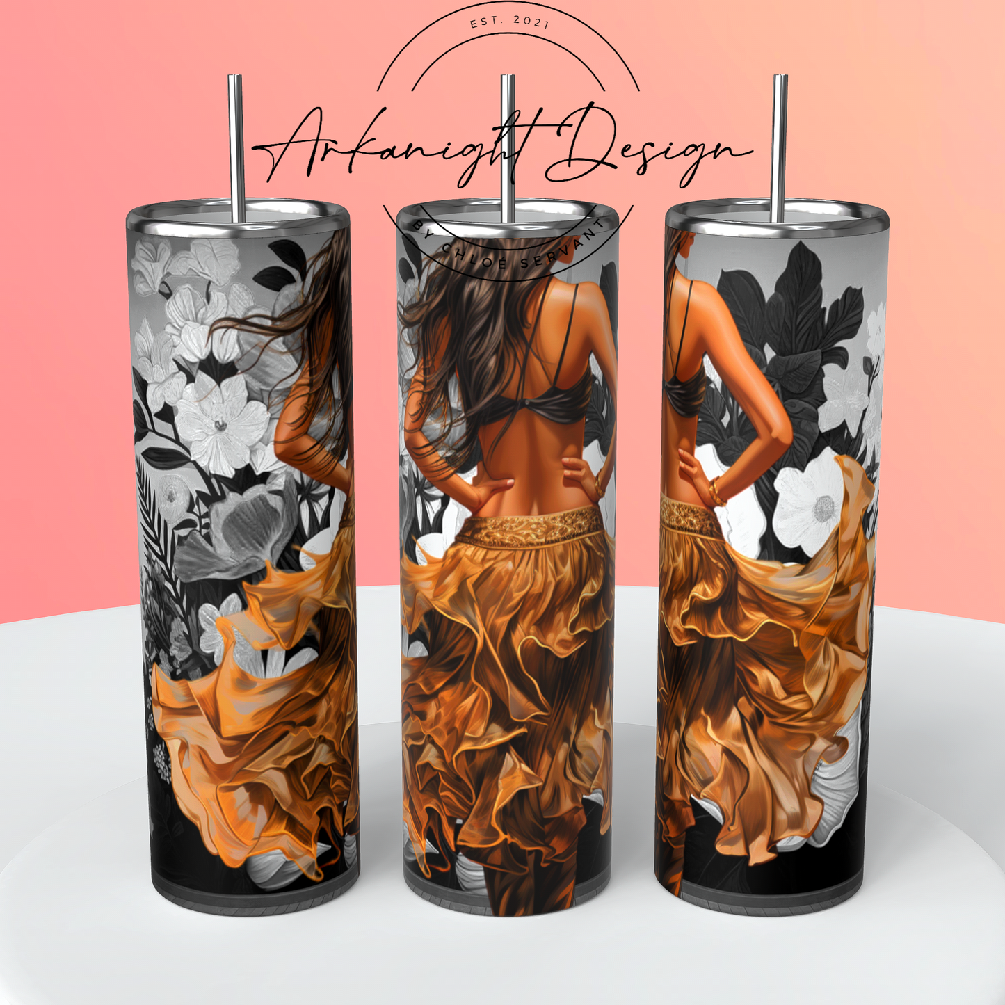 Gourde sur commande - Dance - Ajoute un Nom