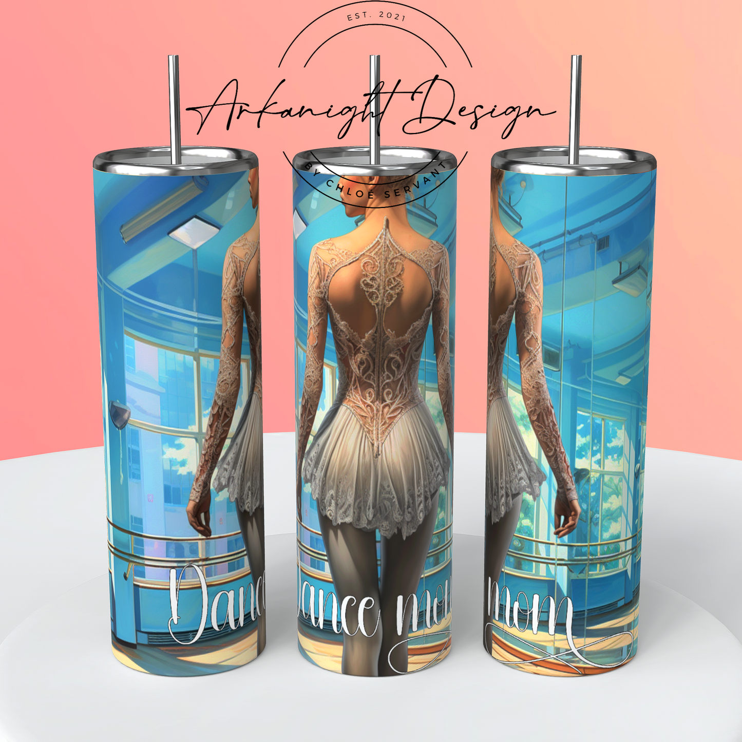 Gourde sur commande - Ballerine Dance mom