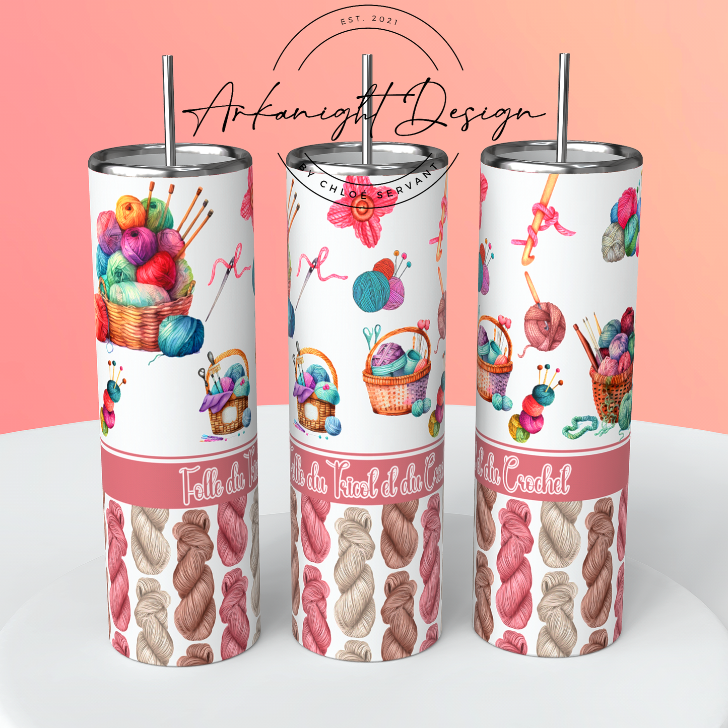 Gourde sur commande - Folle du tricot et du crochet