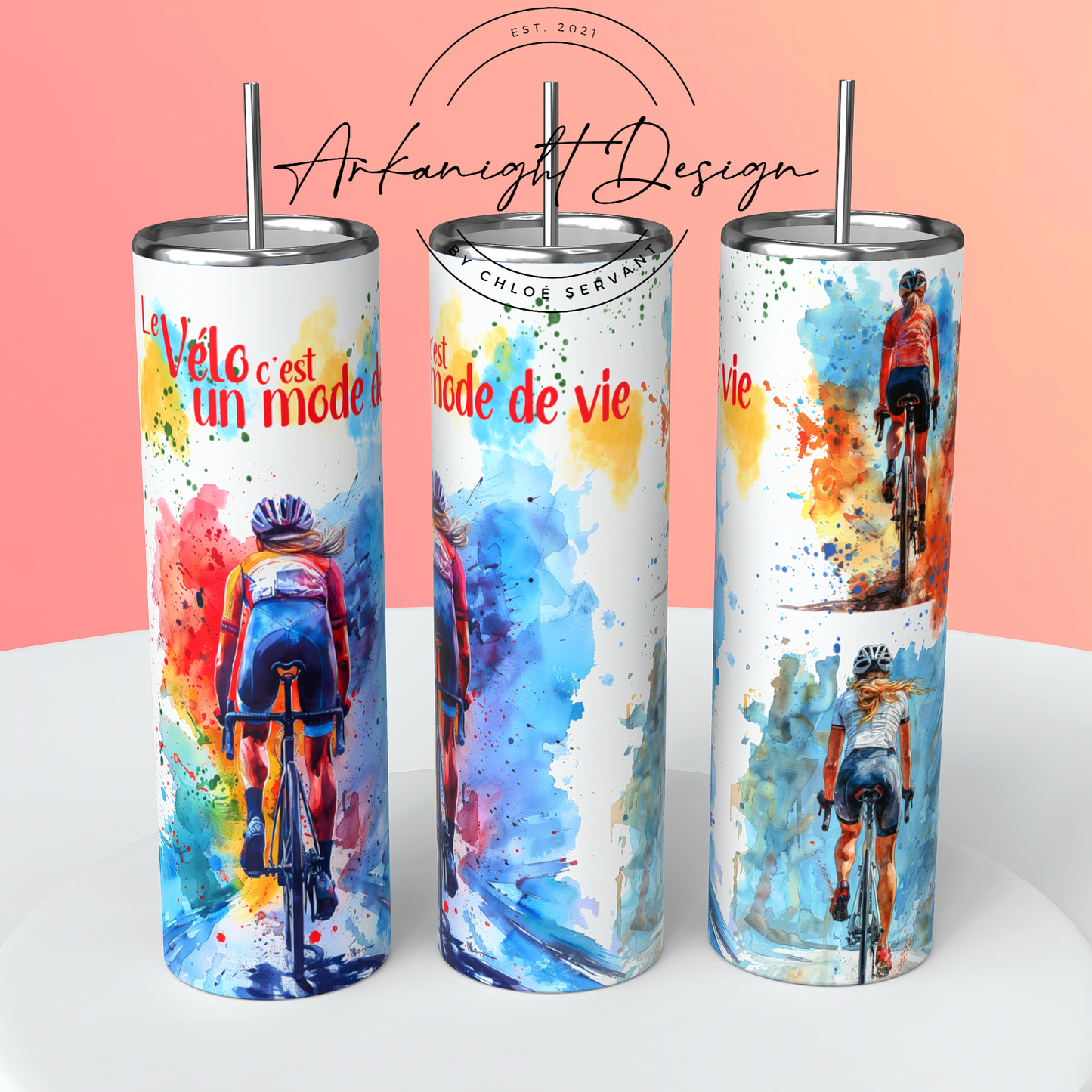 Gourde sur commande - Le vélo - Féminin