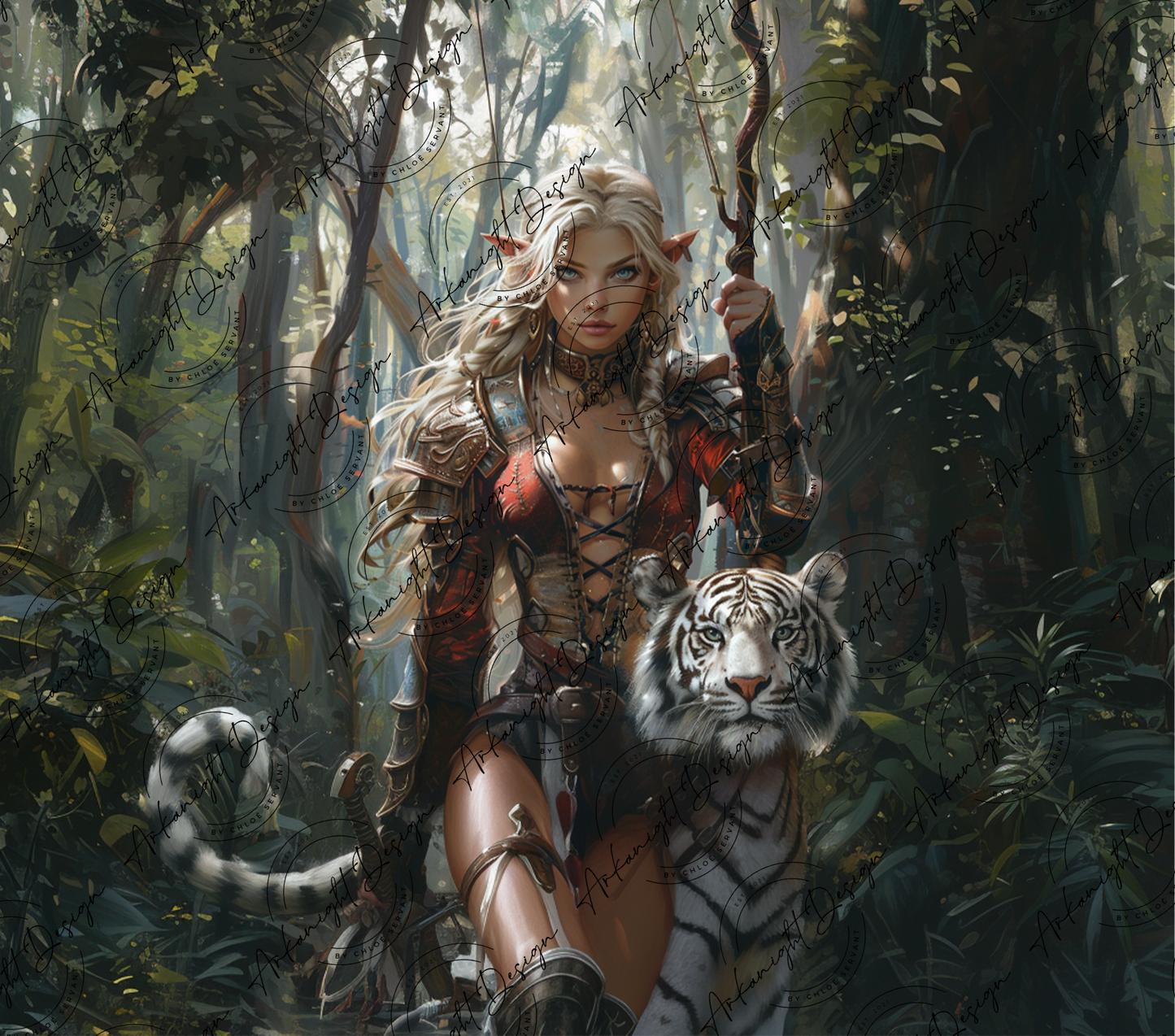 Numérique - Night Elf & Tiger