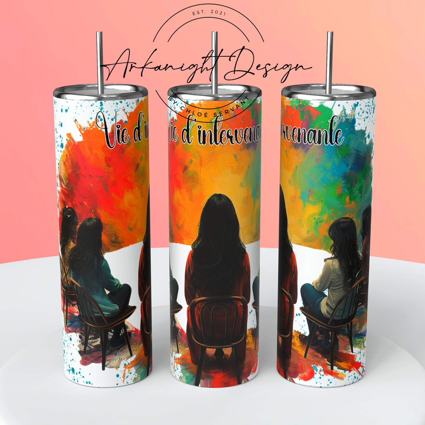 Gourde sur commande - Vie d'intervenante