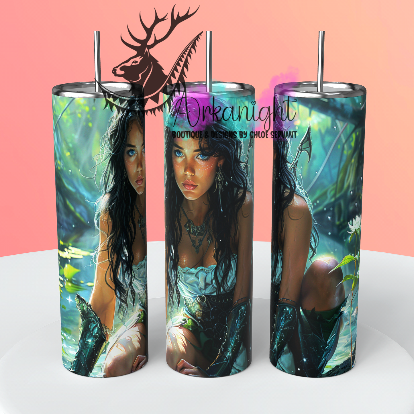 Gourde sur commande - Human Mage