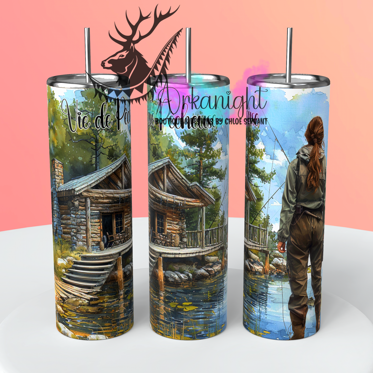 Gourde sur commande - Vie de pêcheuse