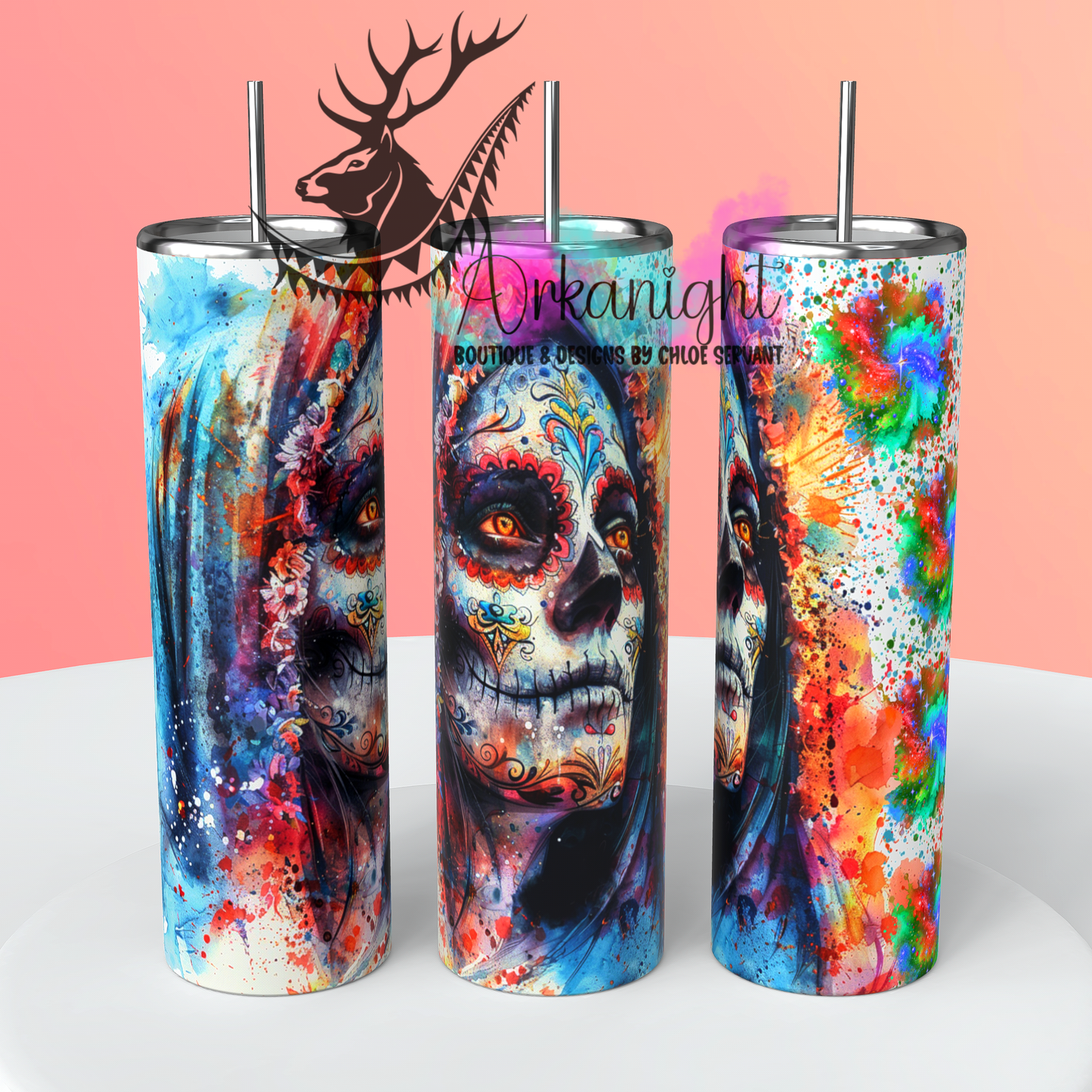 Gourde sur commande - Santa Muerte 2.0
