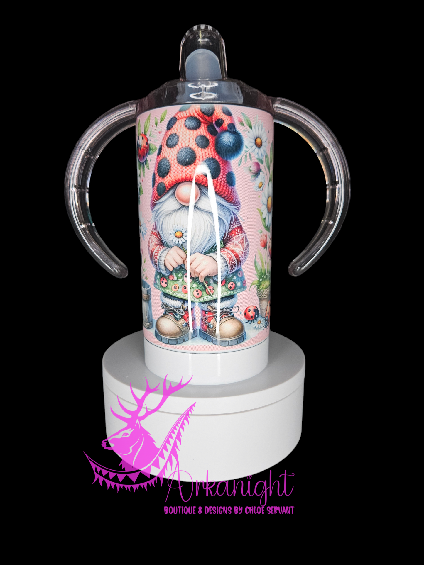 Gourde - Biberon Évolutif sur commande - Ladybug Gnome