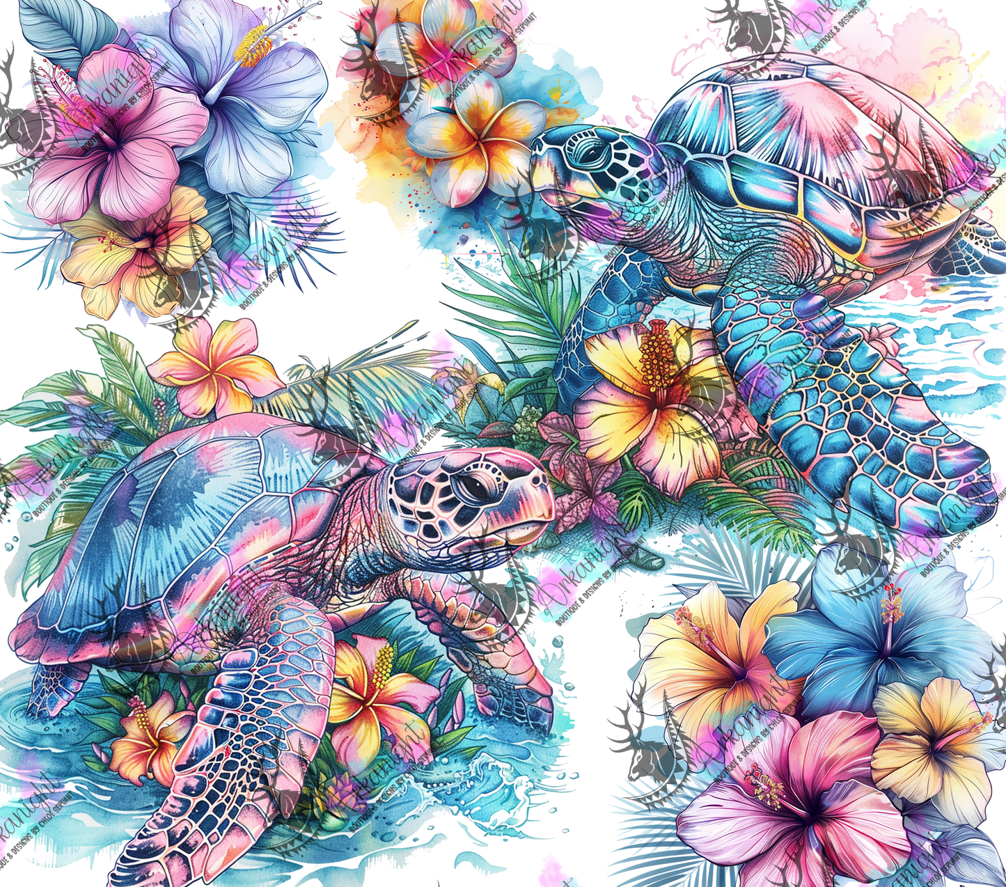 Numérique - Pastel Turtles