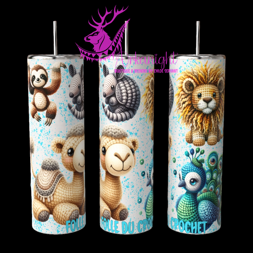 Gourde sur commande - Crochet Animals