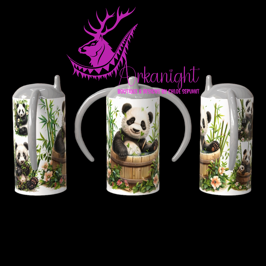 Gourde - Biberon Évolutif sur commande - Panda