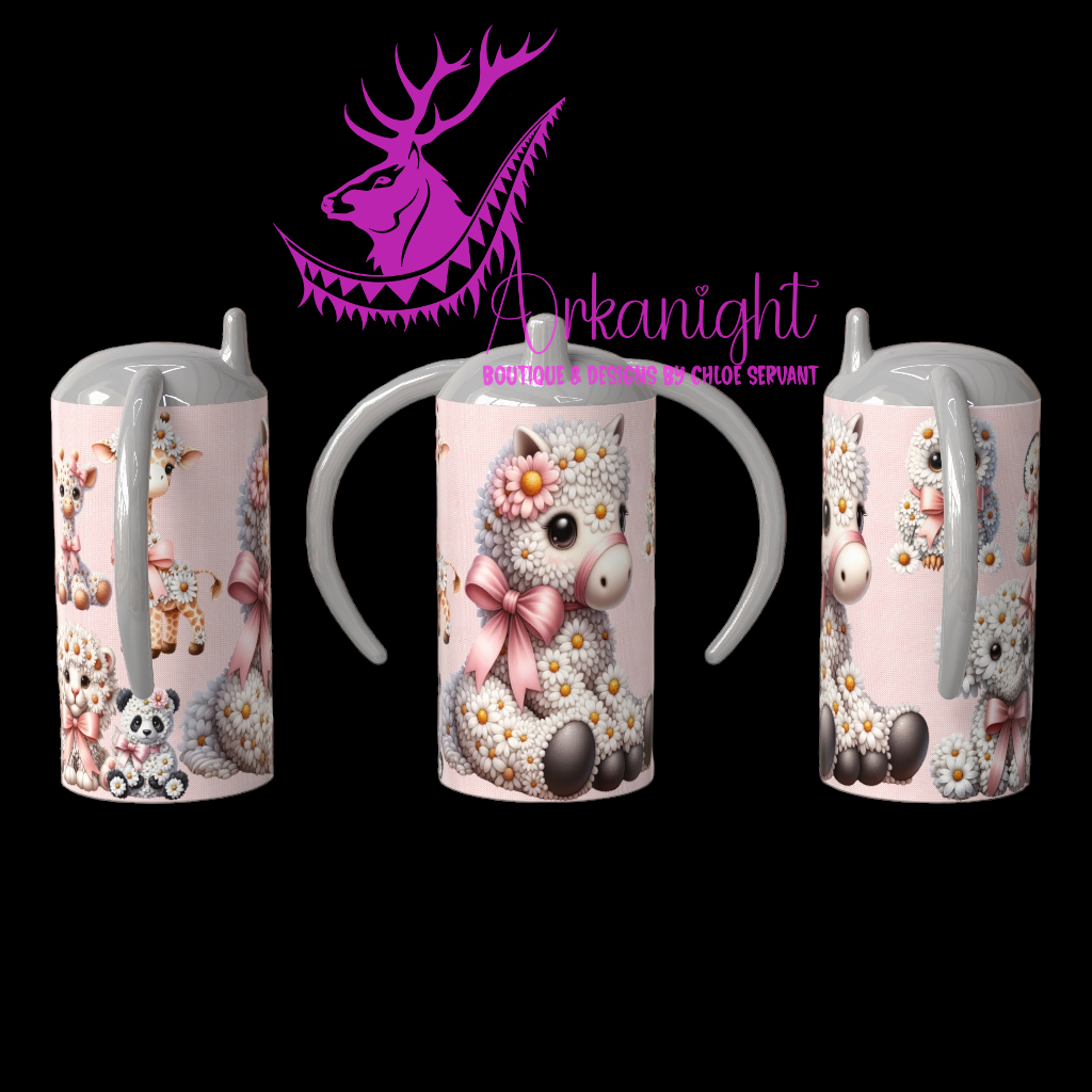 Gourde - Biberon Évolutif sur commande - Daisies Animals