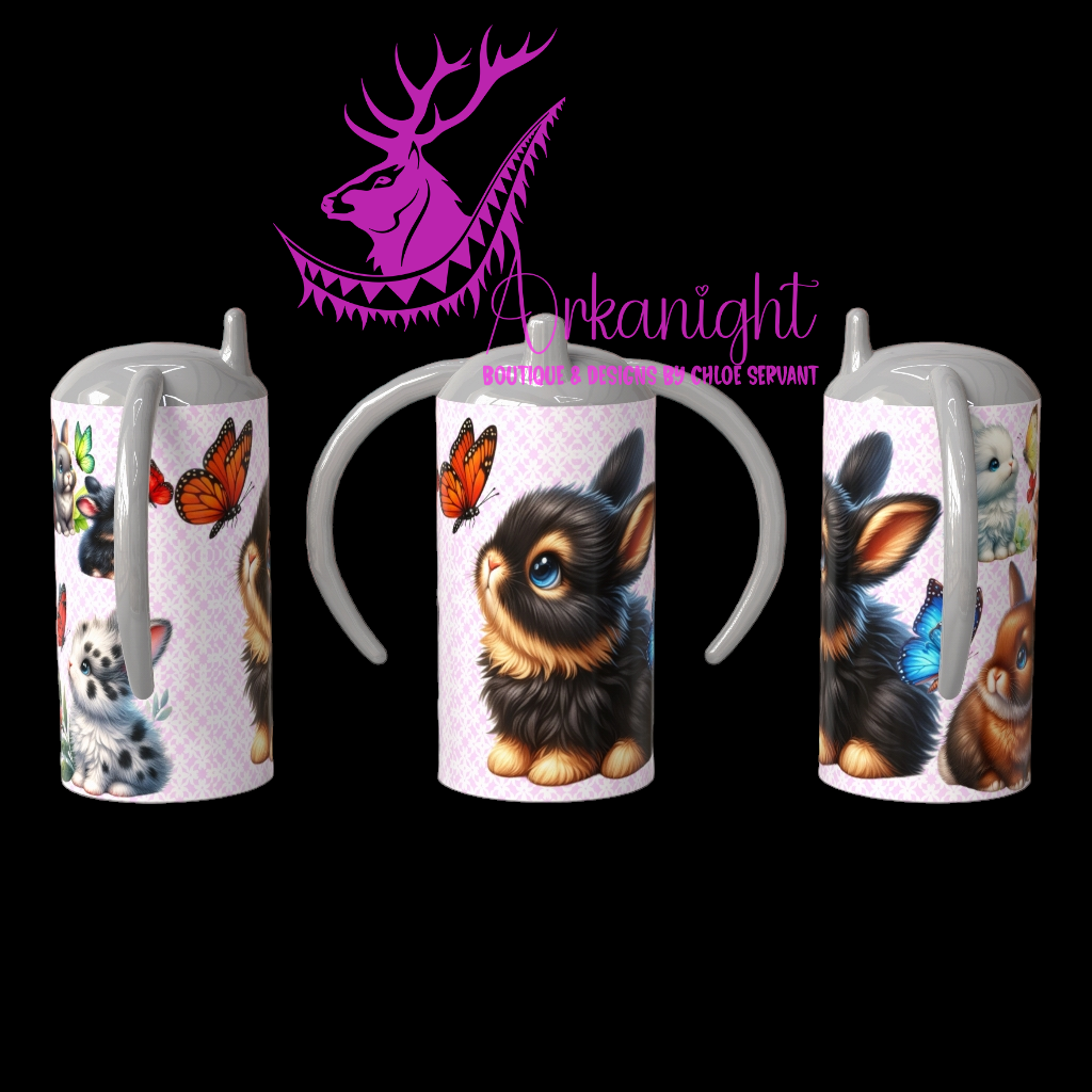 Gourde - Biberon Évolutif sur commande - Cute Bunny