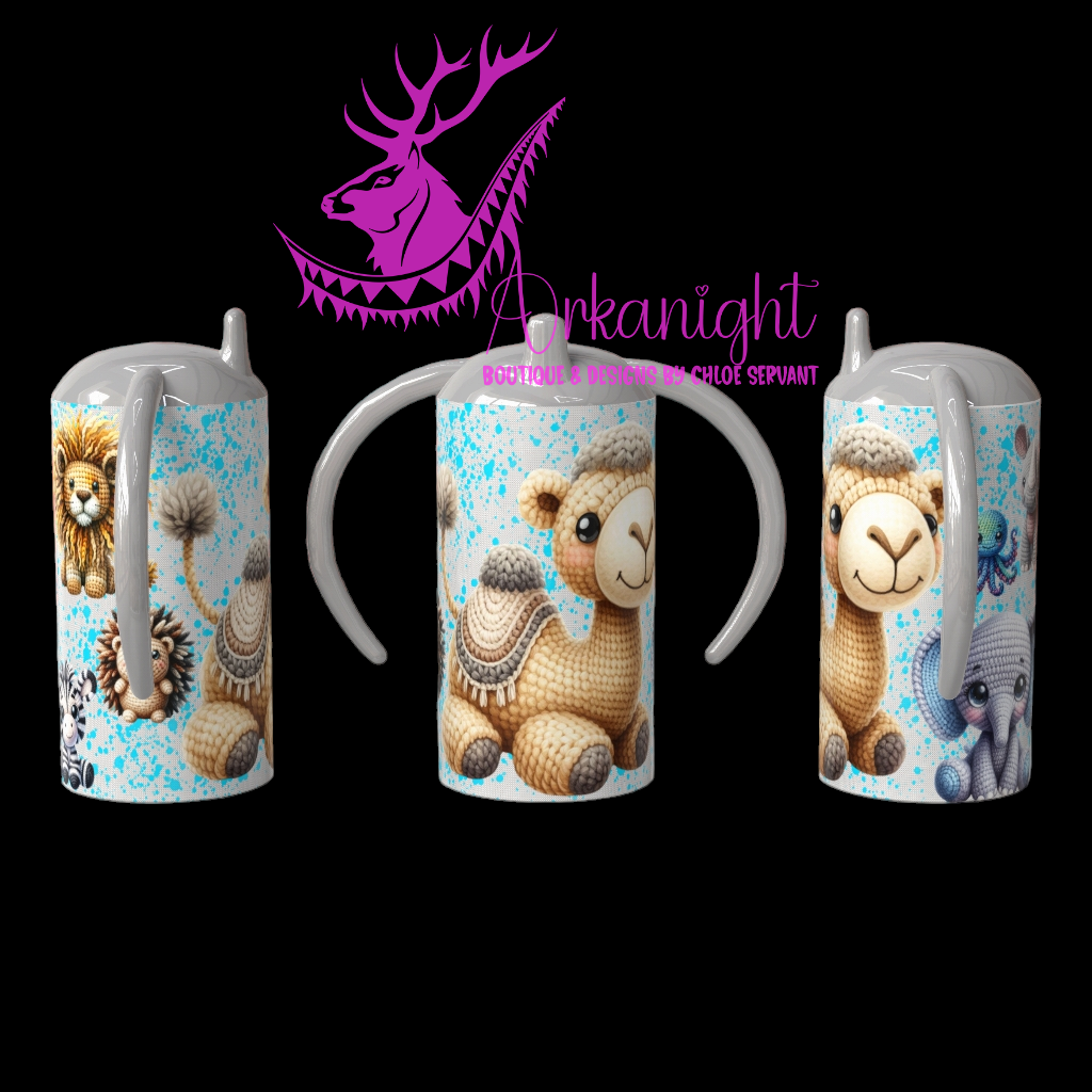 Gourde - Biberon Évolutif sur commande - Animaux en Crochet