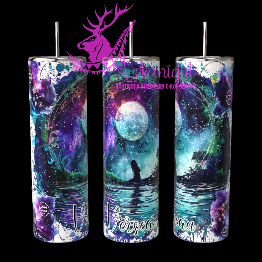 Gourde sur commande - Zodiaque - Verseau