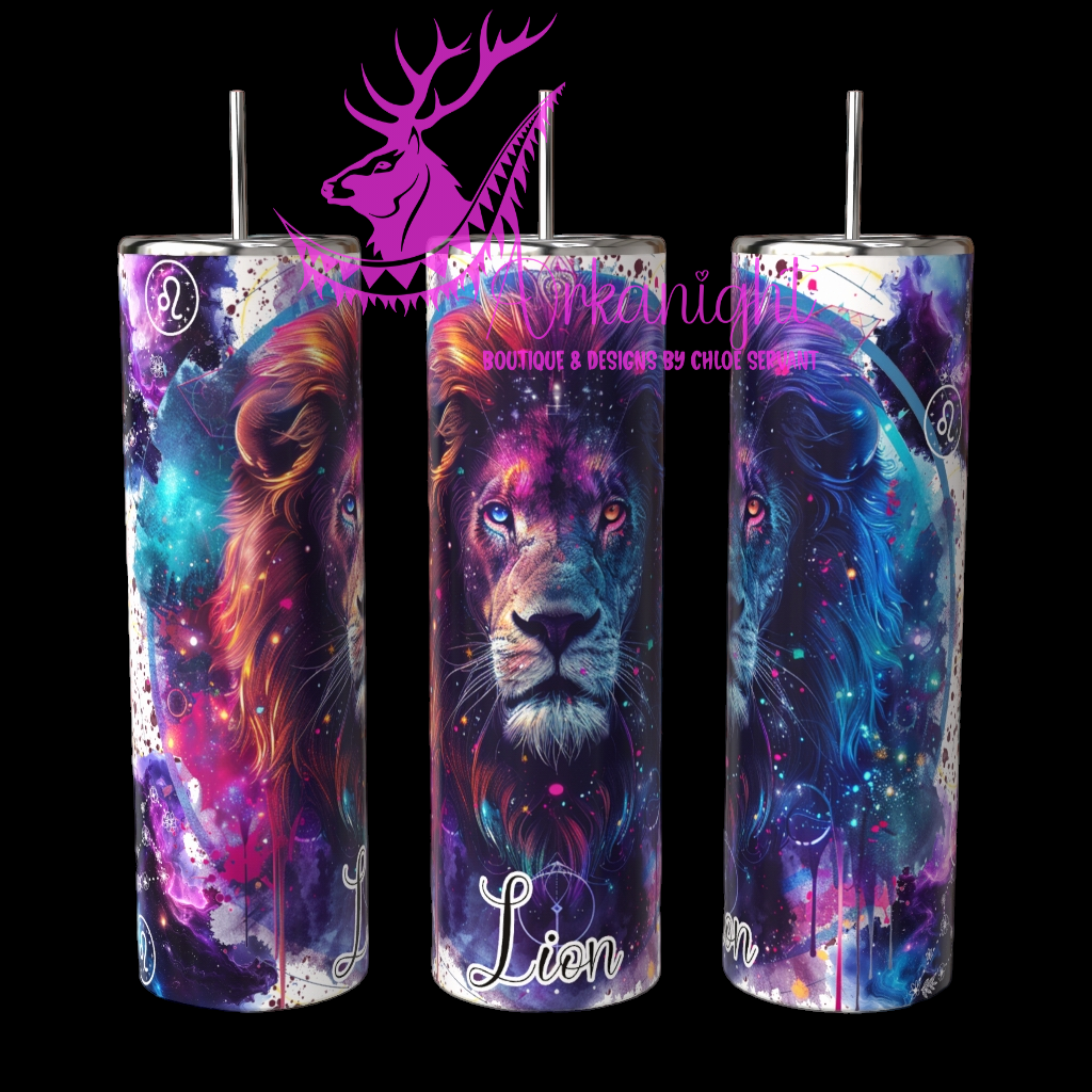 Gourde sur commande - Zodiaque - Lion