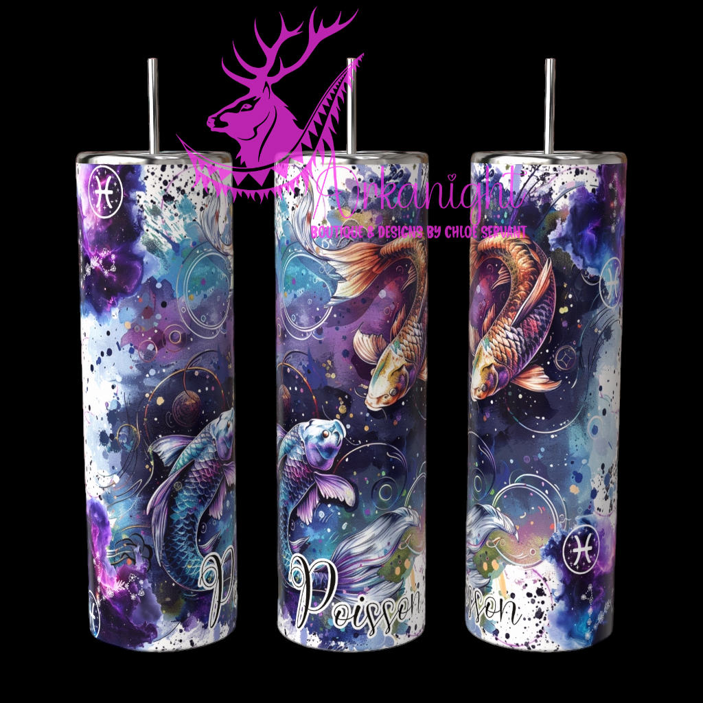 Gourde sur commande - Zodiaque - Poisson