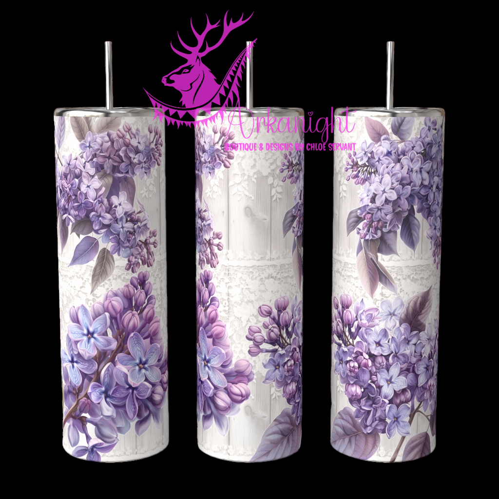 0052 -Gourde - Lilac and Lace