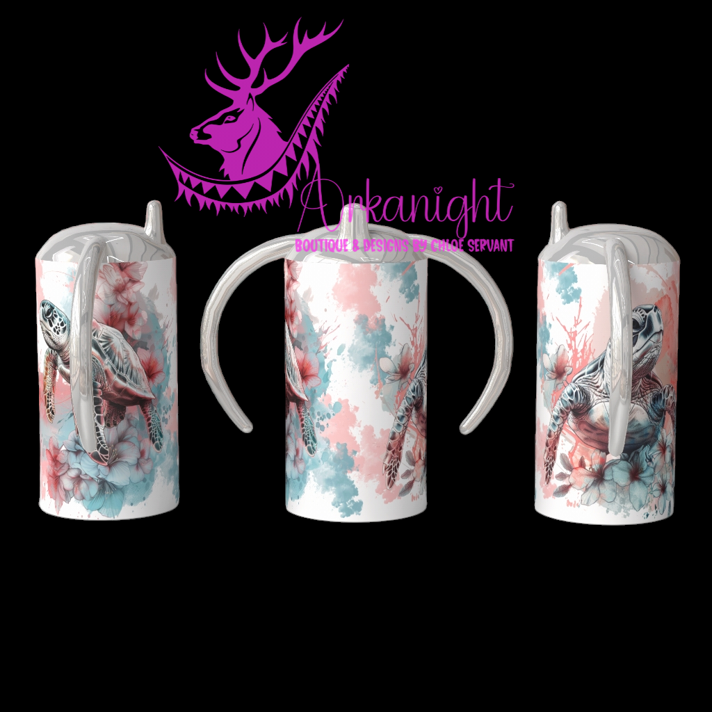 Gourde - Biberon Évolutif sur commande - Lines Art - Turtles