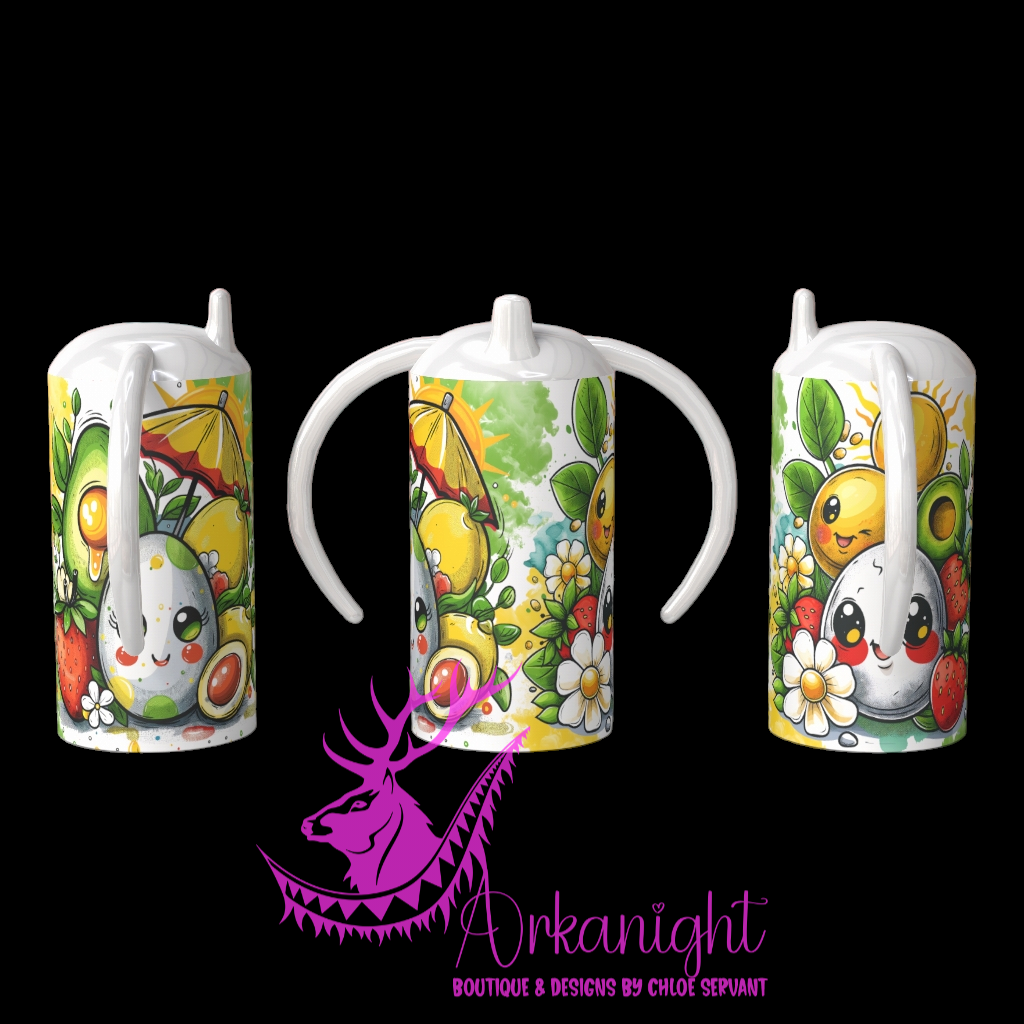 Gourde - Biberon Évolutif sur commande - Cute Summer Breakfast