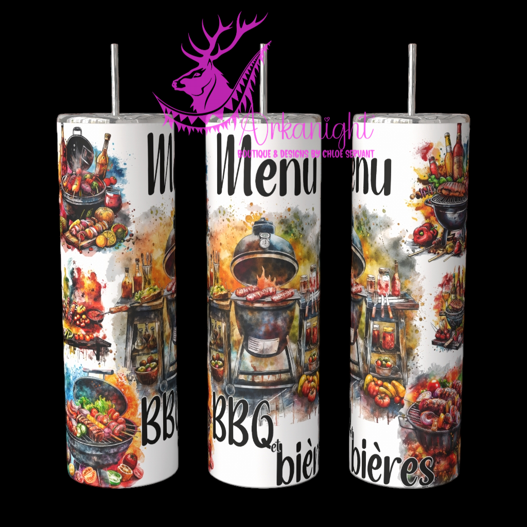 Gourde sur commande - Menu : BBQ & Bières