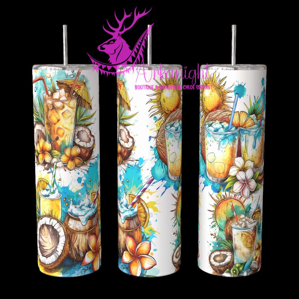 Gourde sur commande - Summer Drink - 03