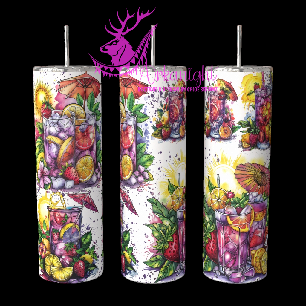 Gourde sur commande - Summer Drink - 01