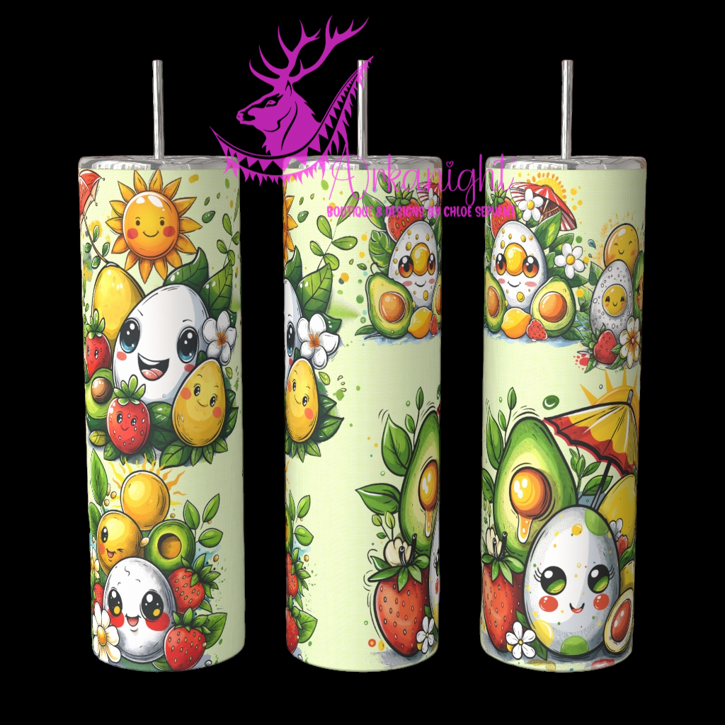 Gourde sur commande - Cute Summer Breakfast