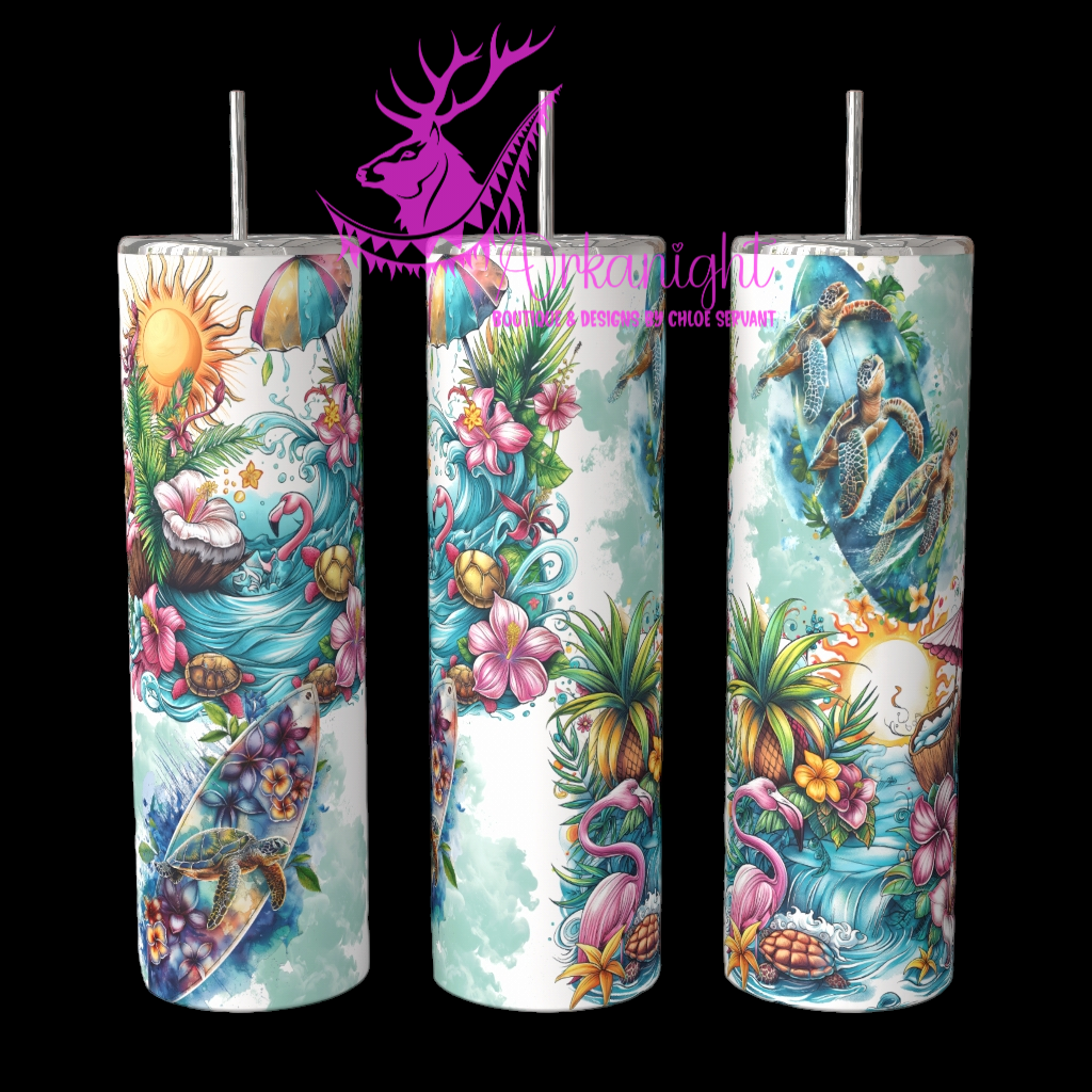 Gourde sur commande - Summer Surf