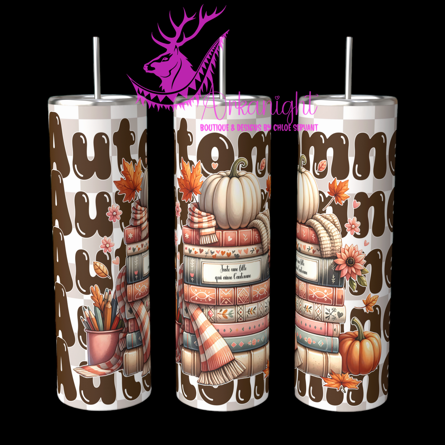 Gourde sur commande - Autumn 2024 - Juste une fille qui aime l'automne