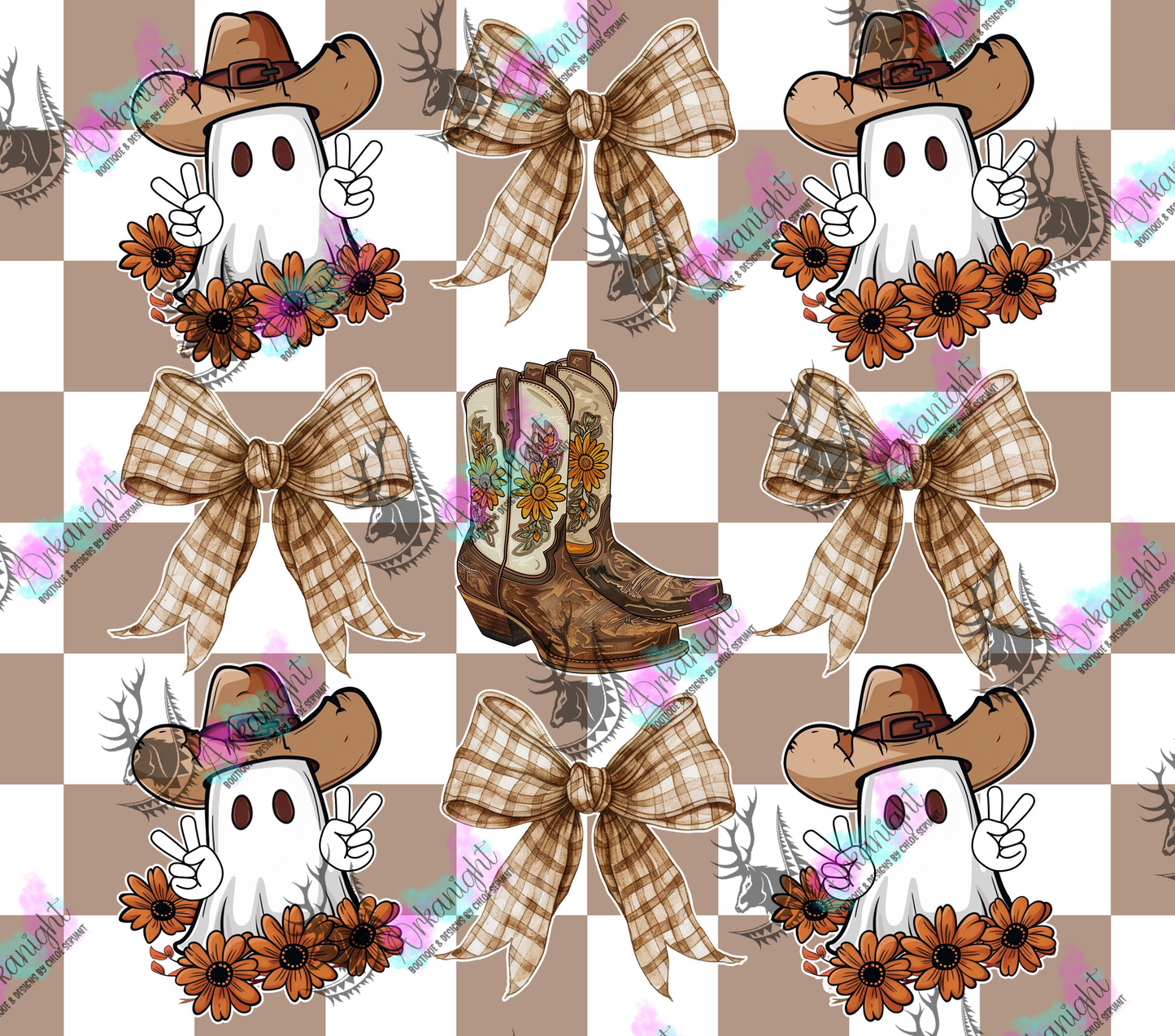 Numérique - Autumn 2024 - Tan Chekered Cowboy Ghost