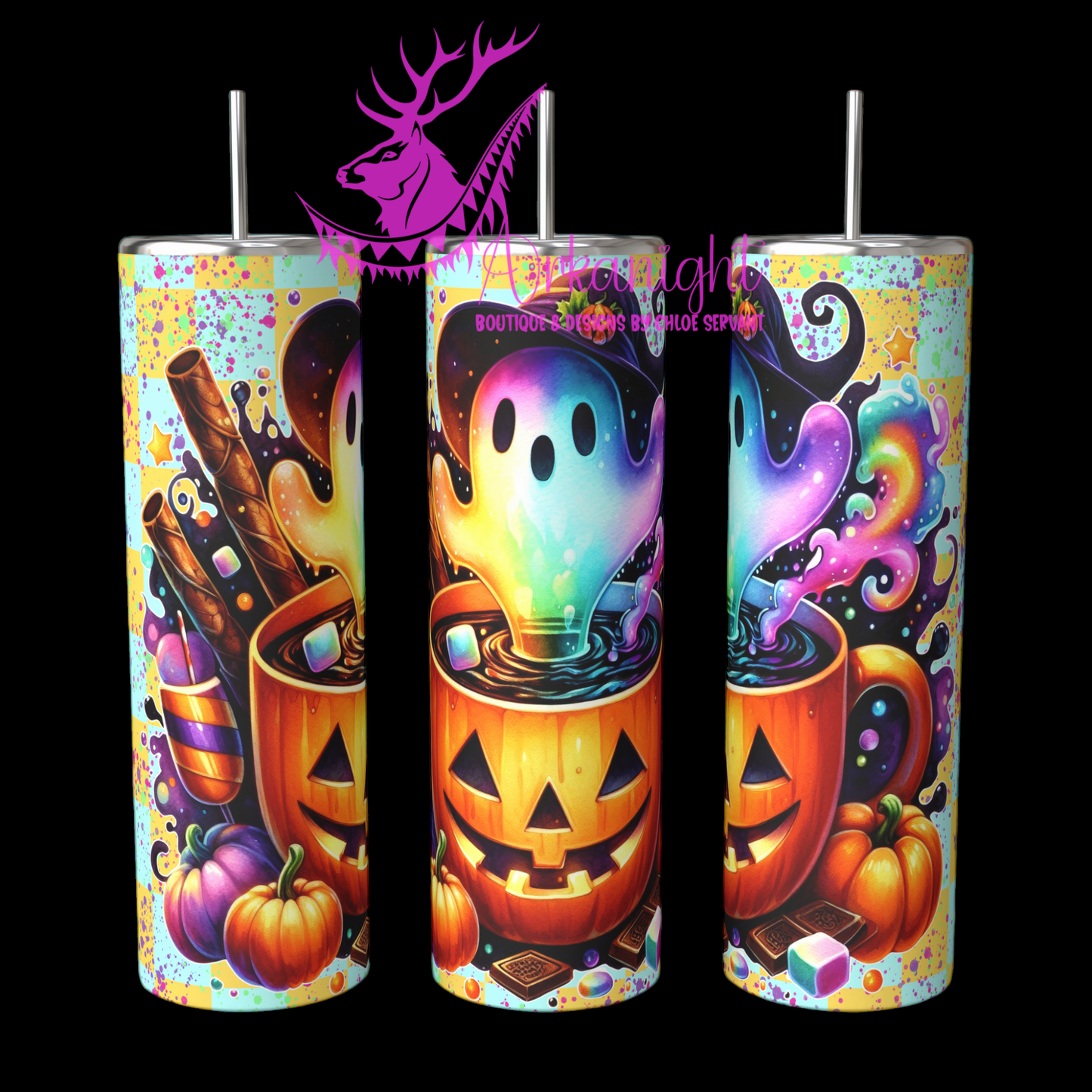 Gourde sur commande - Autumn 2024 - Multicolor Ghost