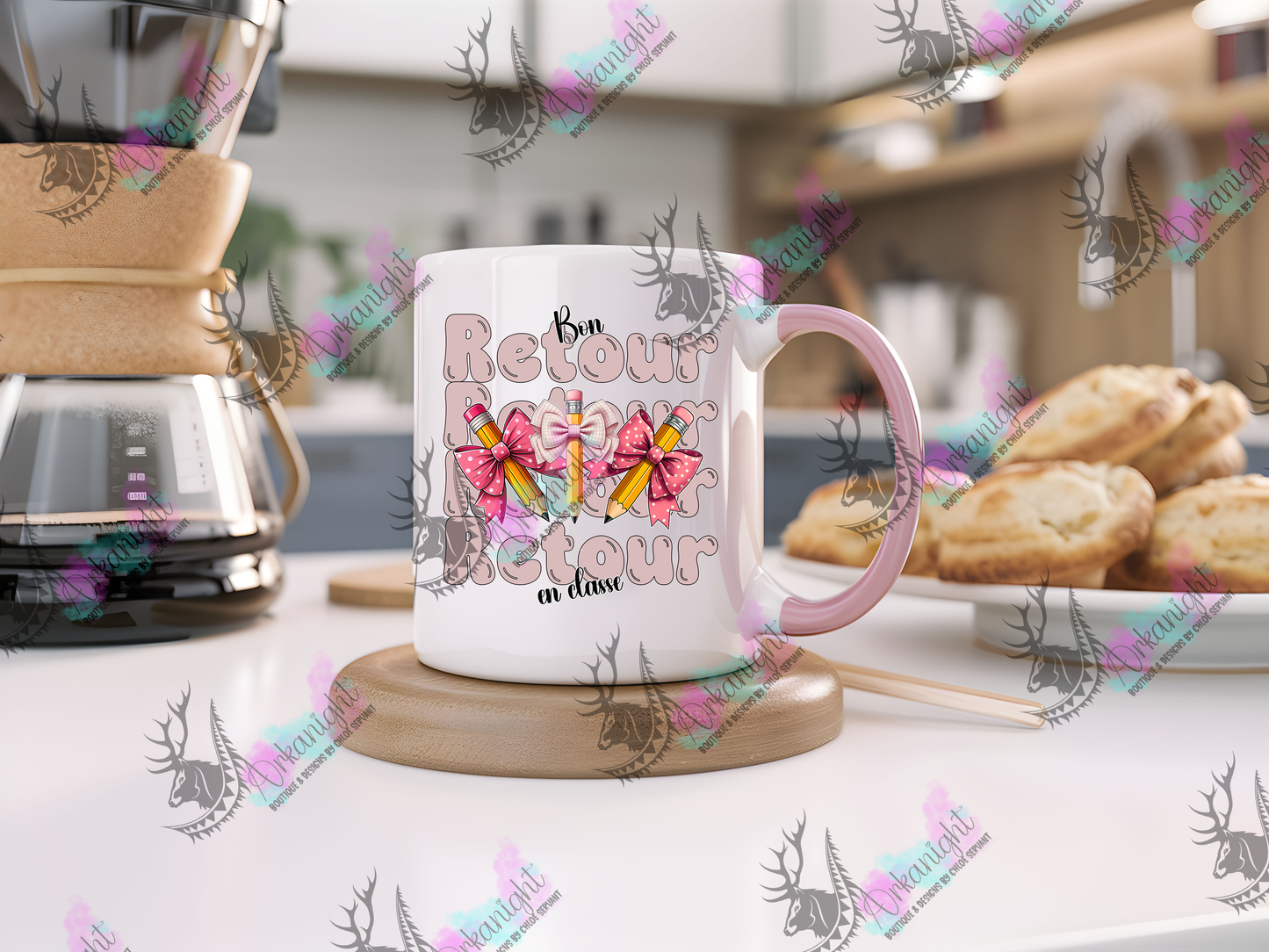Tasse en céramique sur commande - Autumn 2024 - Bon retour en classe
