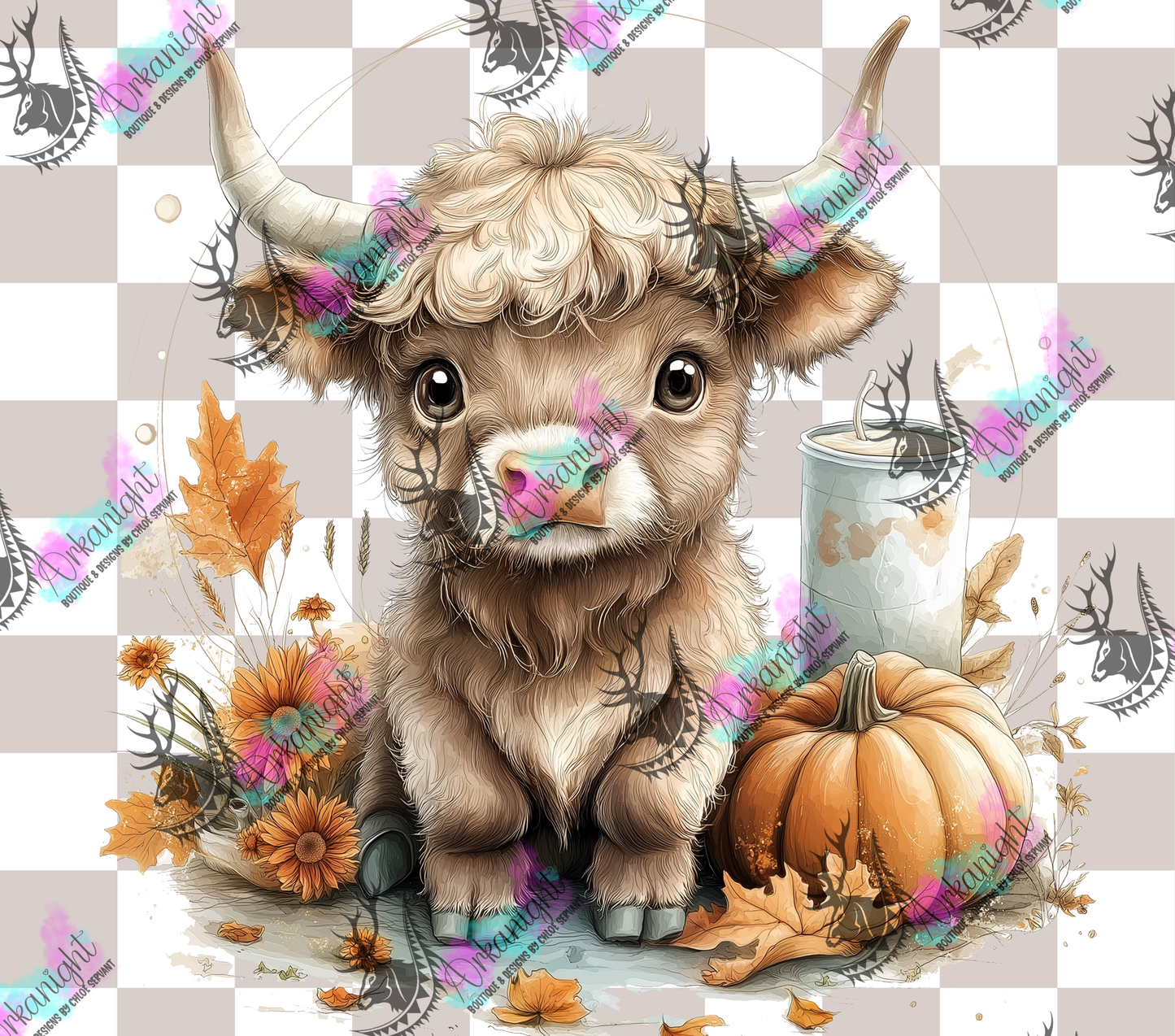 Numérique - Autumn 2024 - Autumn Baby Blond Highland Cow