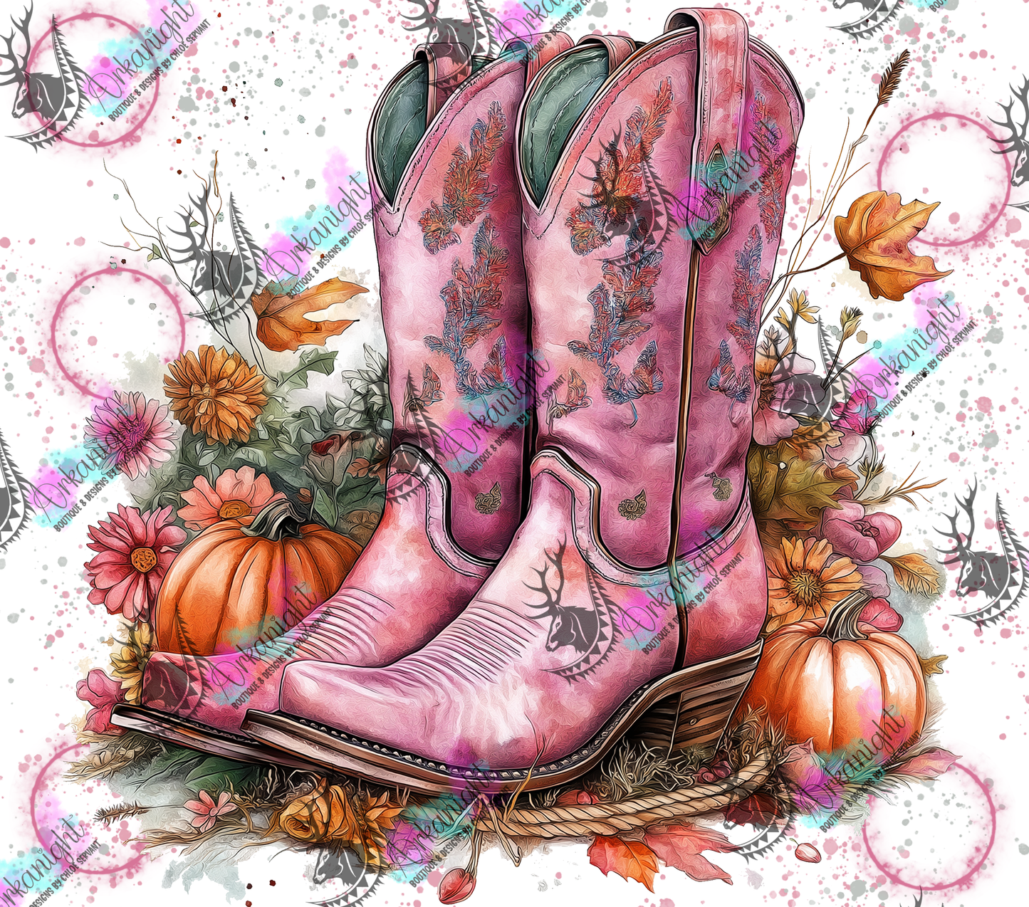 Numérique - Autumn 2024 - Pink Cowgirl Boots