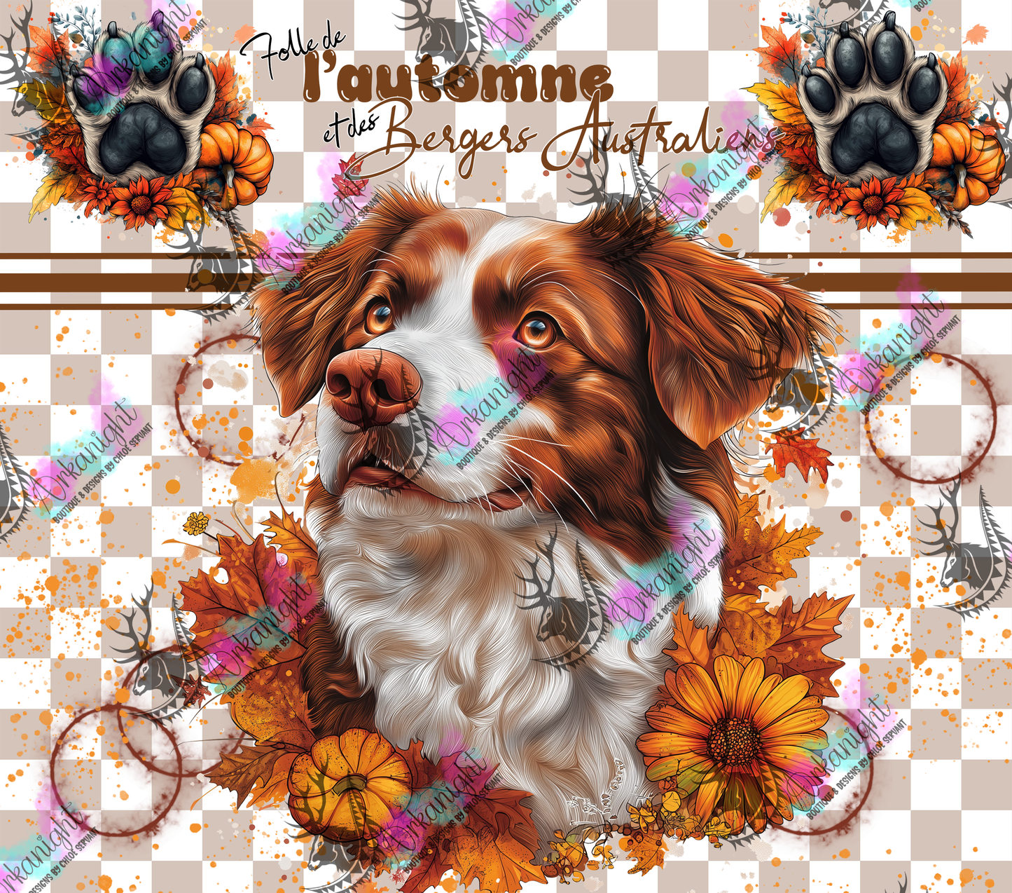 Numérique - Autumn 2024 - Berger Australien- Rouge